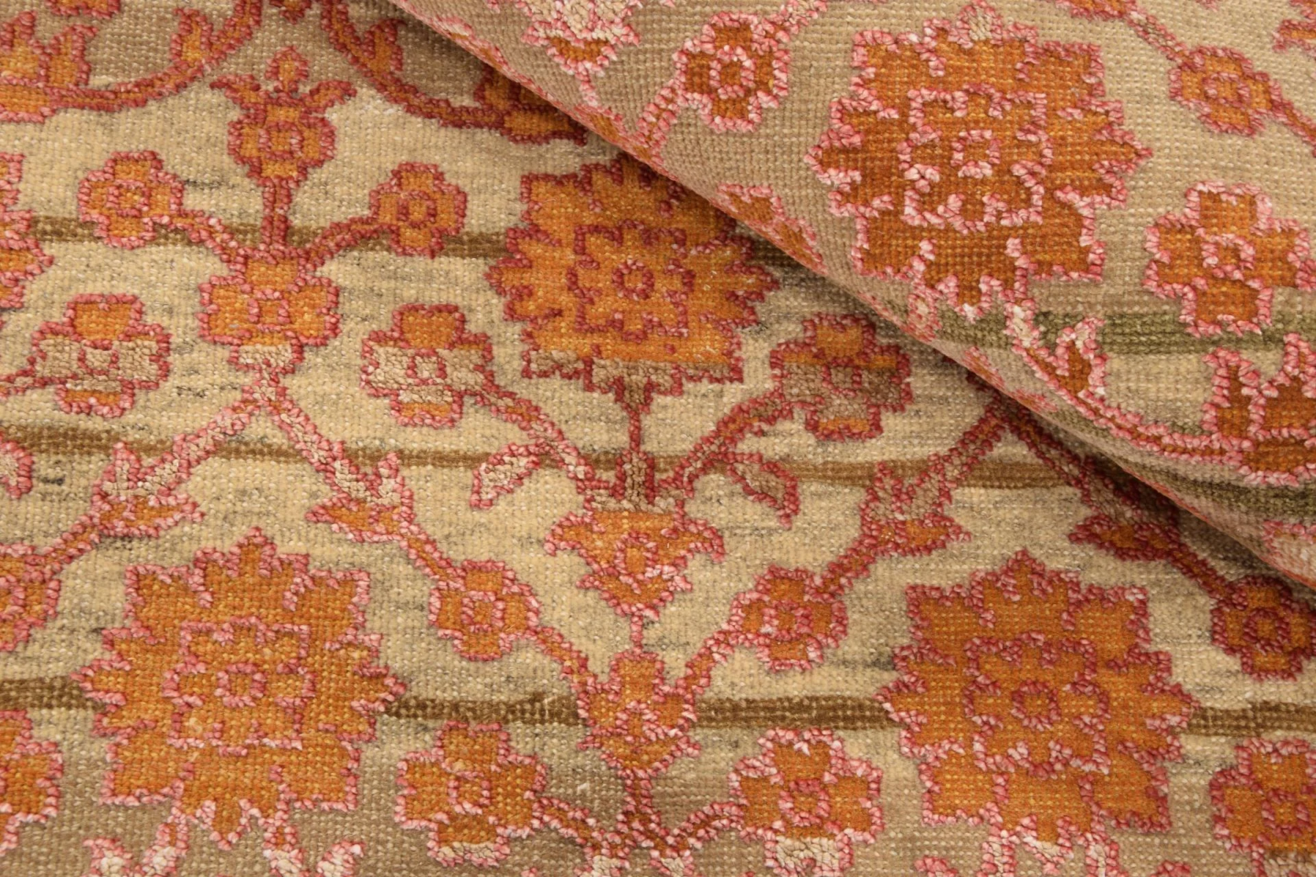 orientteppich-neo-170-x-237-cm-baumwolle-handgeknupft-elegant-3 Indian Rug 170 × 237 cm, hand-knotted