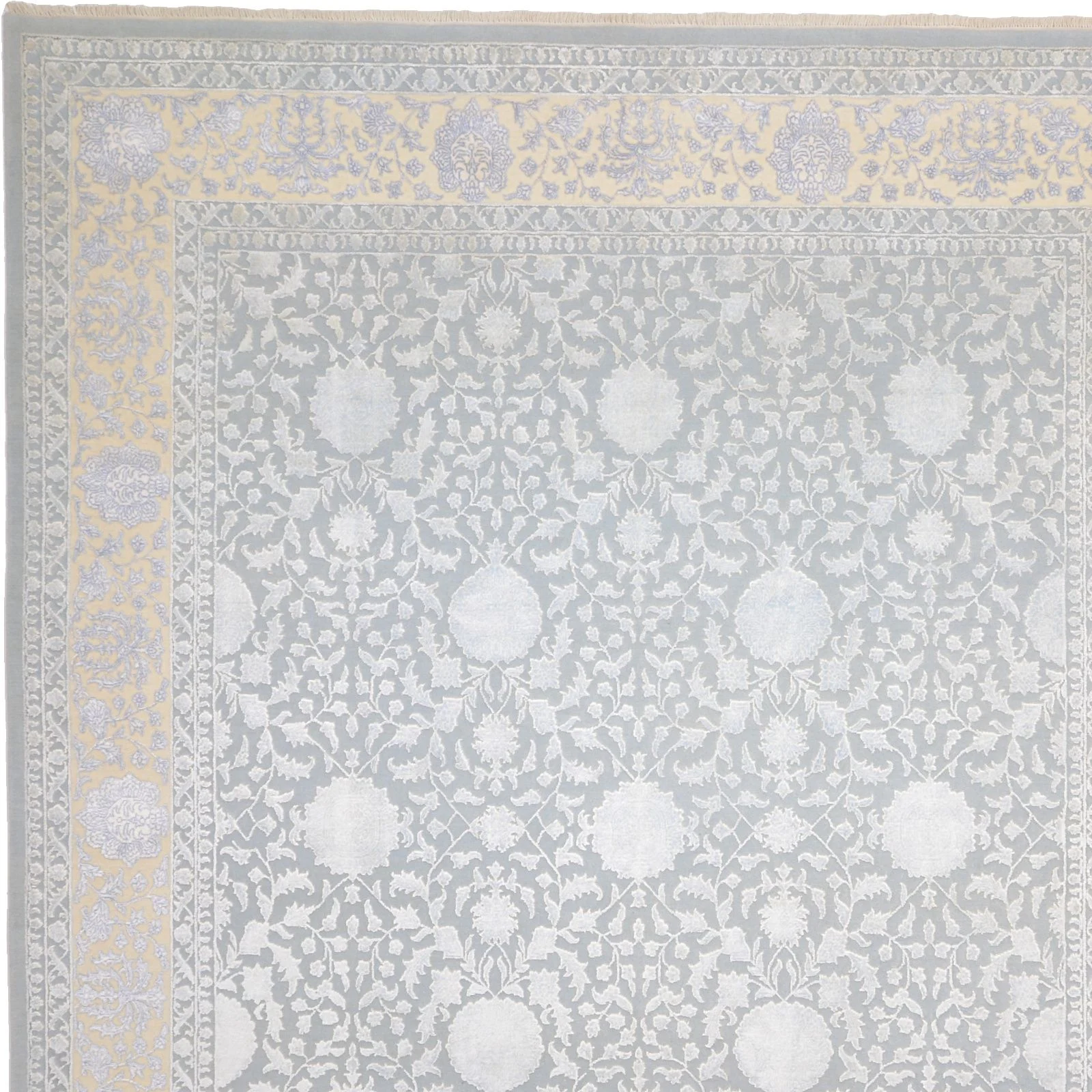 Tabriz Indian Rug 245 × 306 cm, hand-knotted