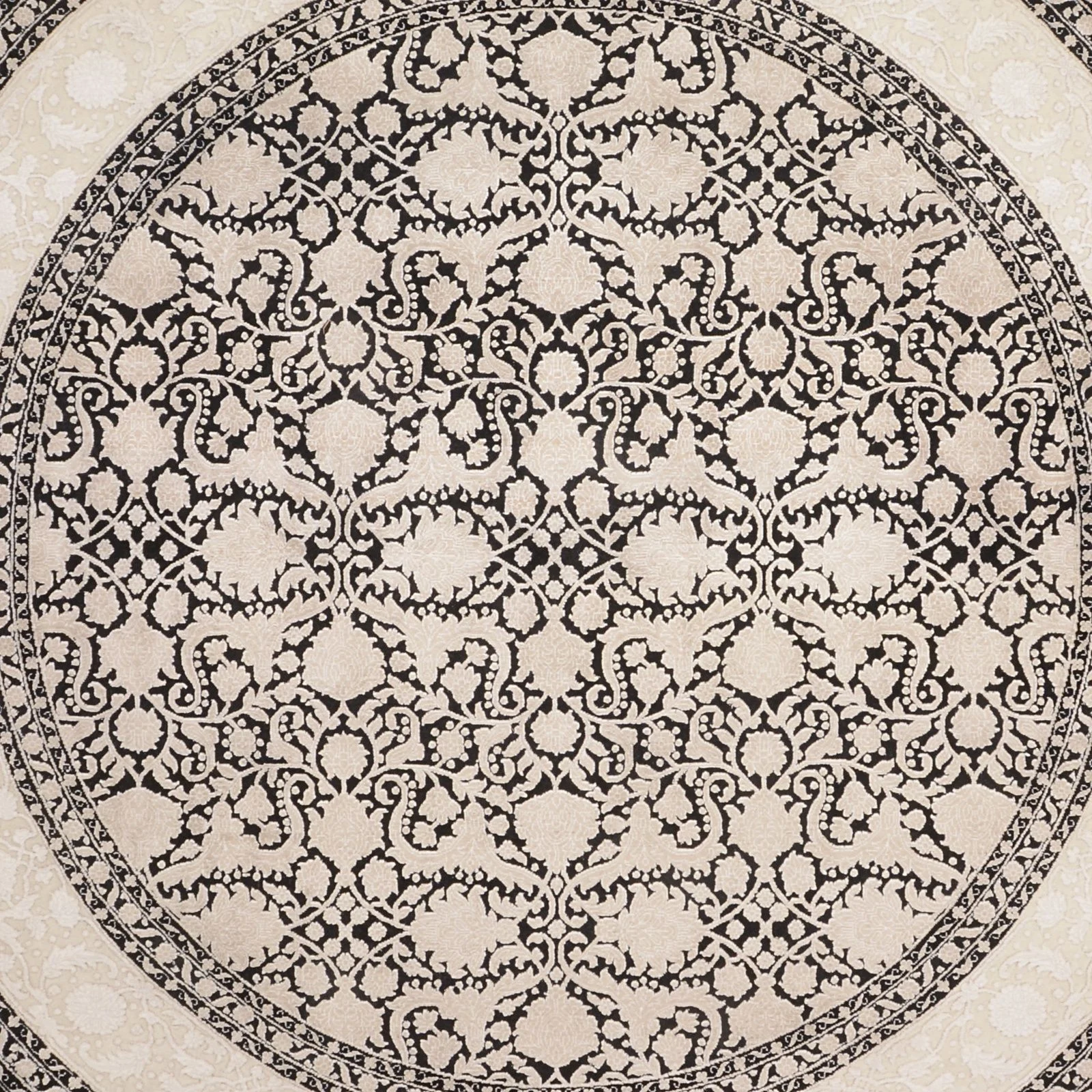 Tabriz Indian Rug 240 × 240 cm, hand-knotted
