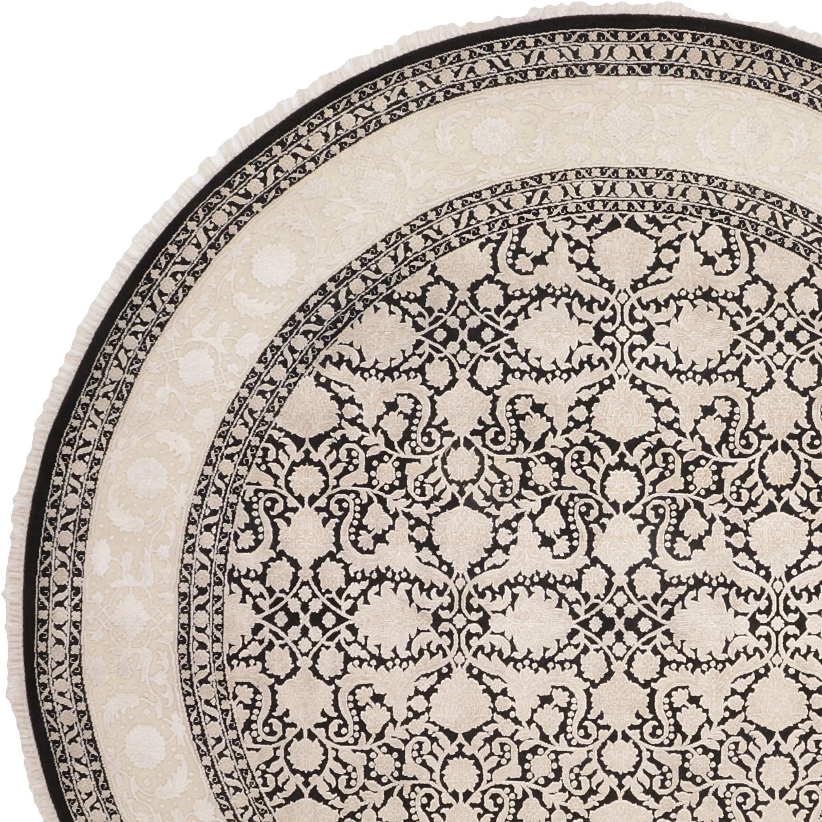 Tabriz Indian Rug 240 × 240 cm, hand-knotted