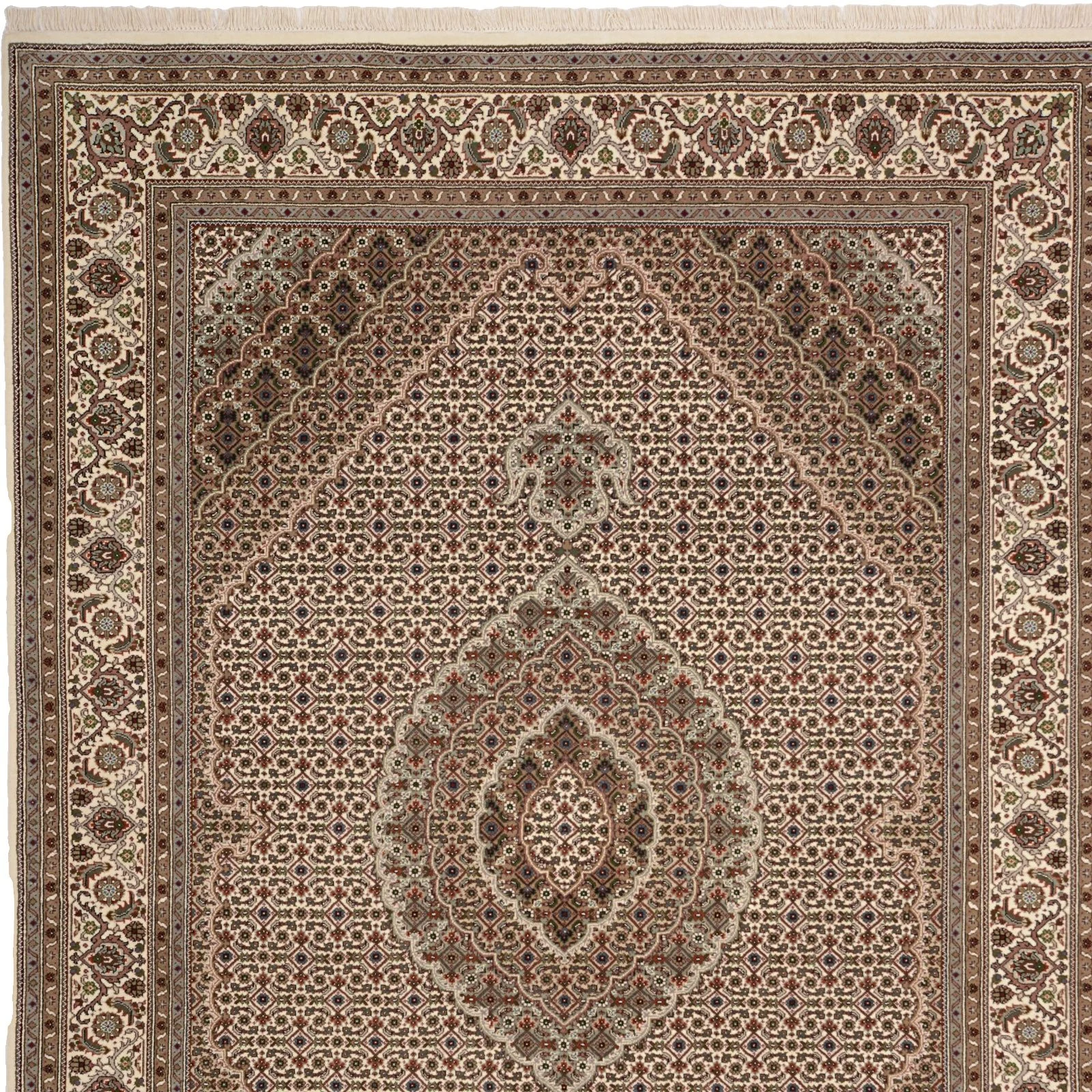 Tabriz Indian Rug 170 × 240 cm, hand-knotted