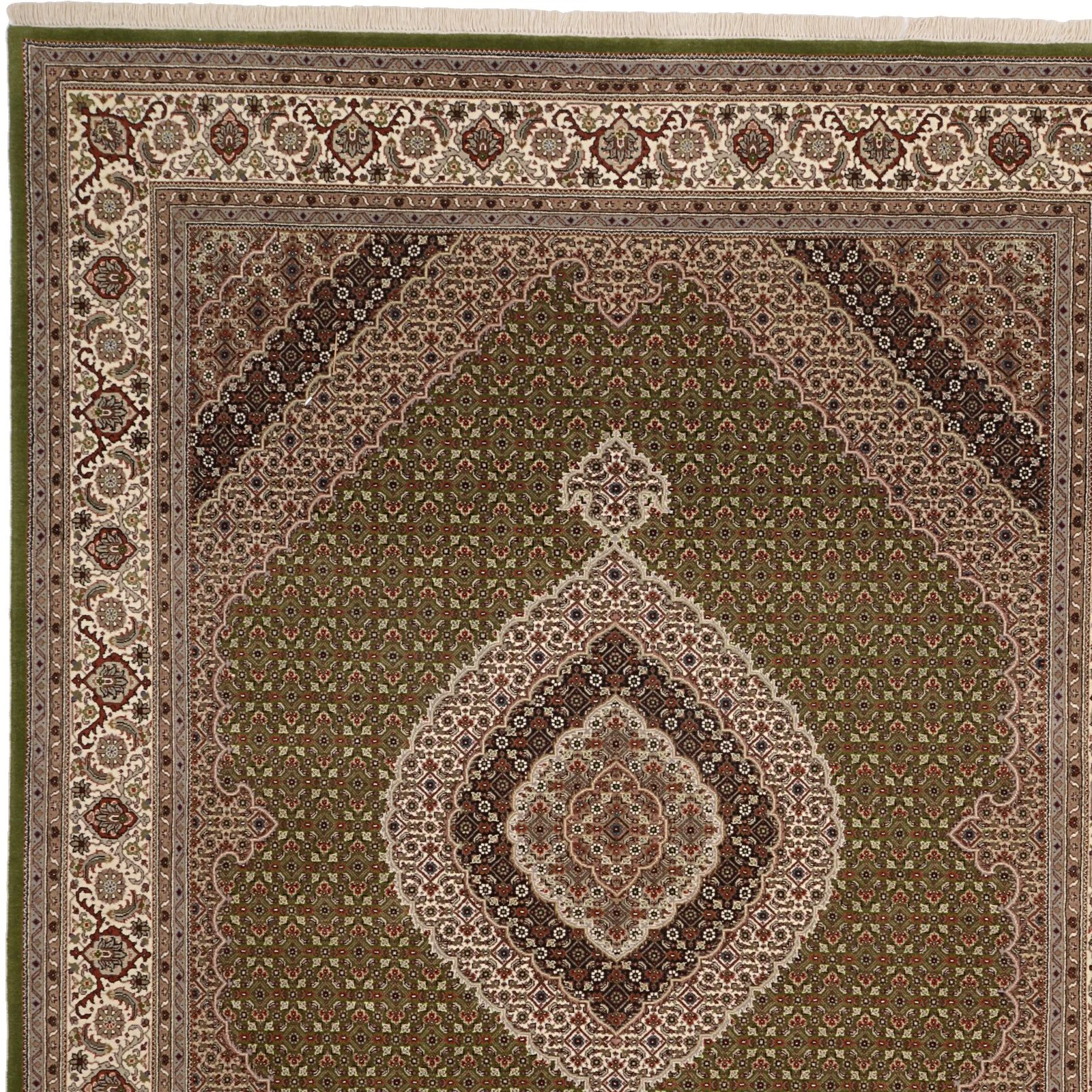 orientteppich-tabriz-196-x-251-cm-baumwolle-handgeknupft-5 Tabriz Indian Rug — hand-knotted, 196 × 251 cm