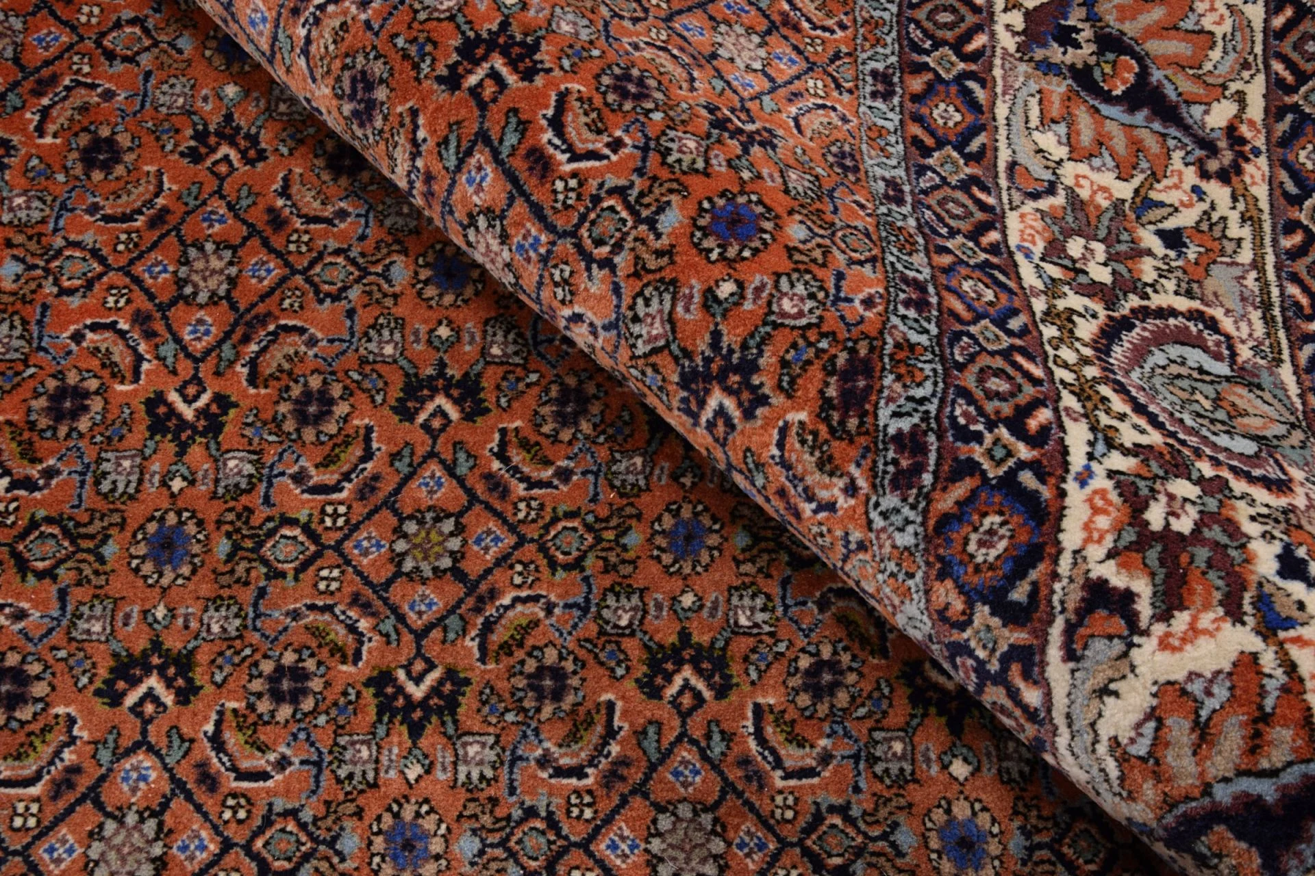 Bijar Persian Rug — hand-knotted, 204 × 295 cm, Wool