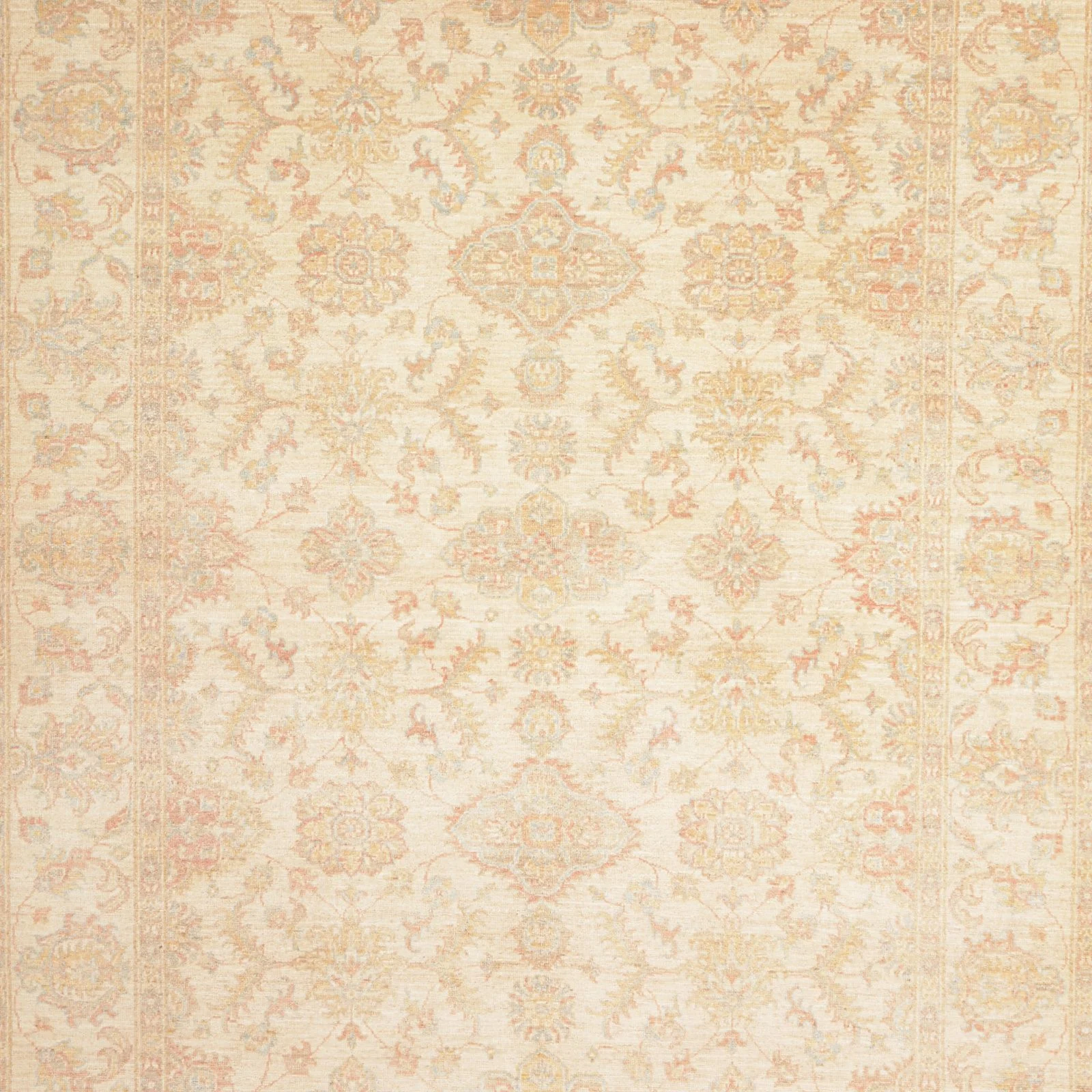 Hand-Knotted Wool Ziegler Pakistani Rug, 178 × 242 cm