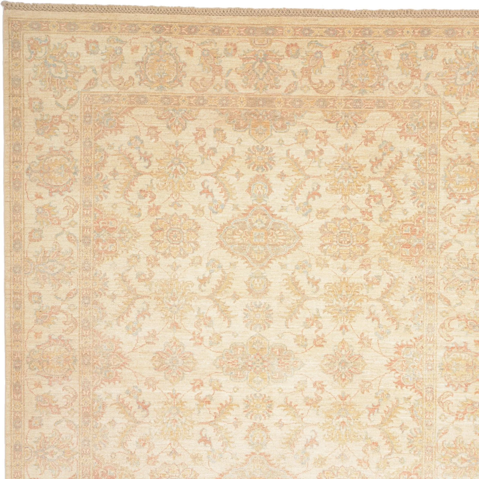 Hand-Knotted Wool Ziegler Pakistani Rug, 178 × 242 cm