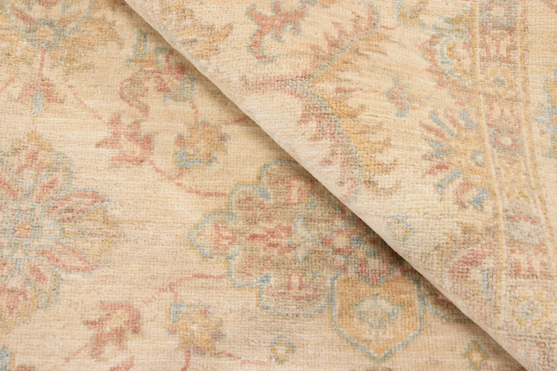 Hand-Knotted Wool Ziegler Pakistani Rug, 178 × 242 cm