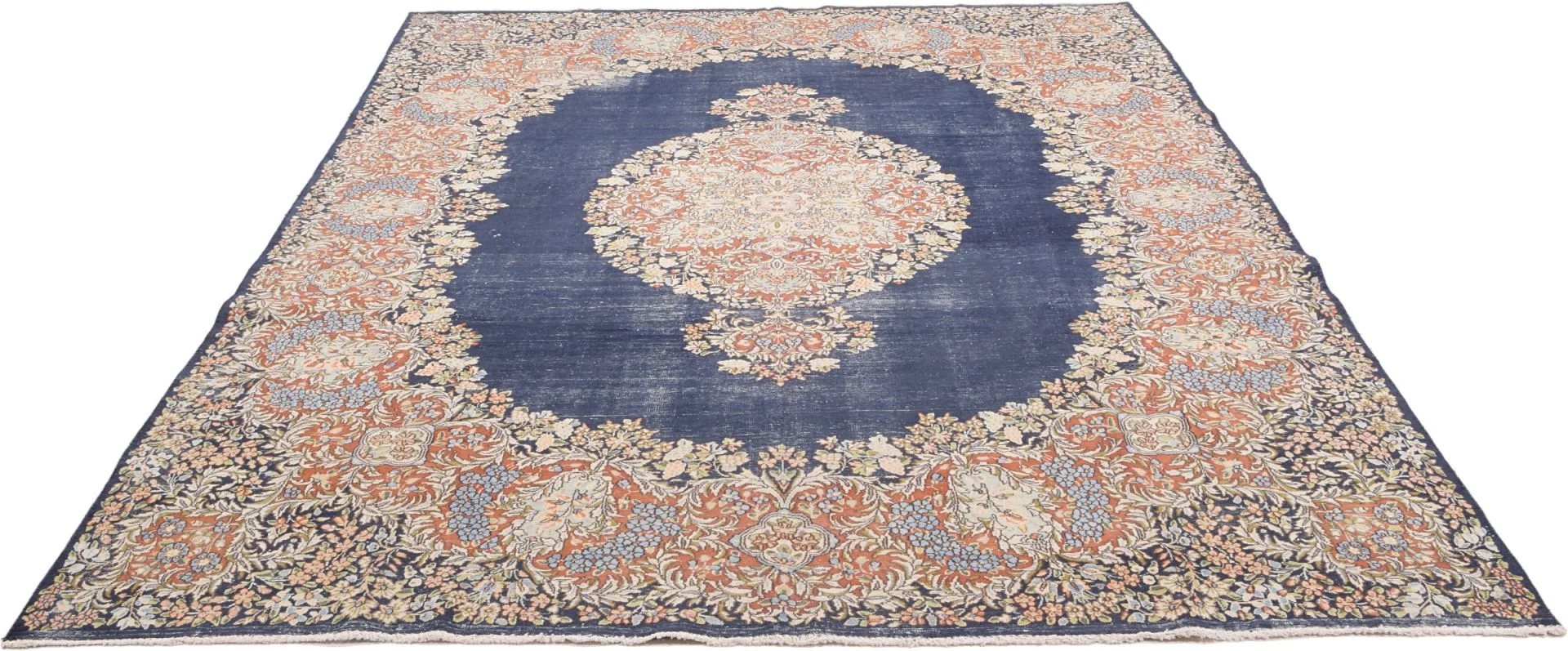 Hand-Knotted Wool Pakistani Rug, 270 × 365 cm