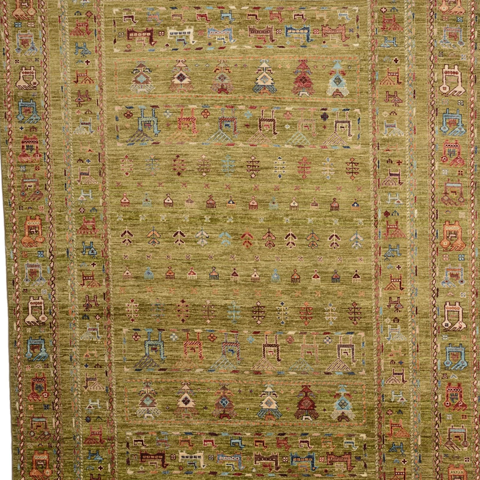 Samarkand Pakistani Rug 168 × 238 cm, Wool, hand-knotted
