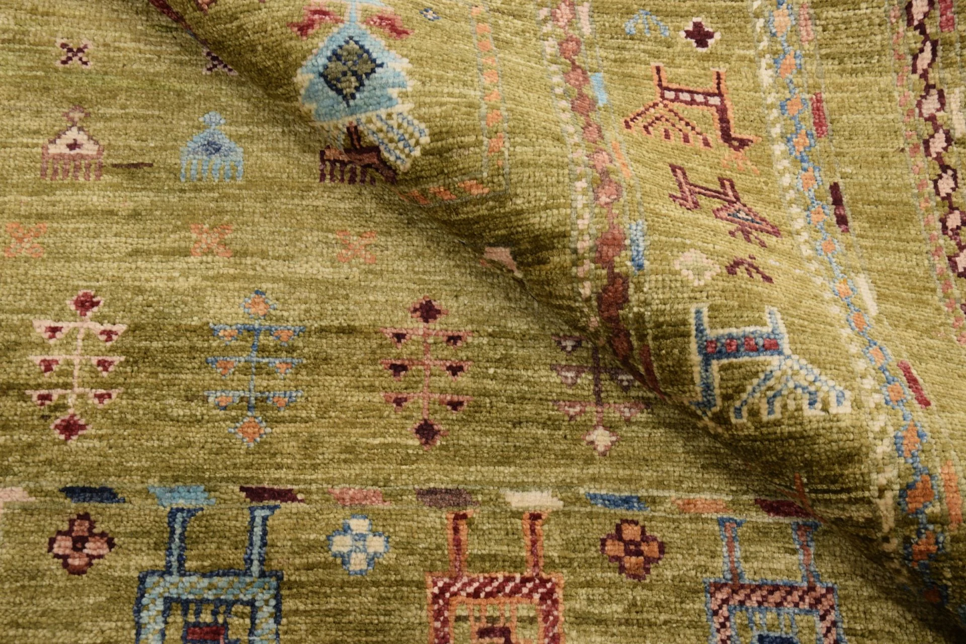 Samarkand Pakistani Rug 168 × 238 cm, Wool, hand-knotted