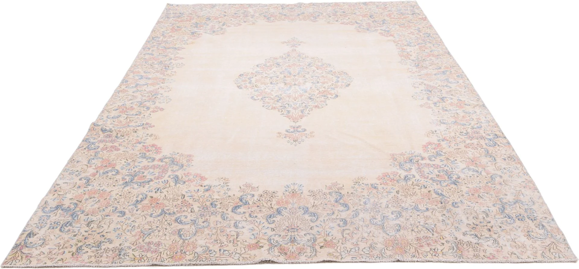 Pakistani Rug 394 × 253 cm, Wool, hand-knotted