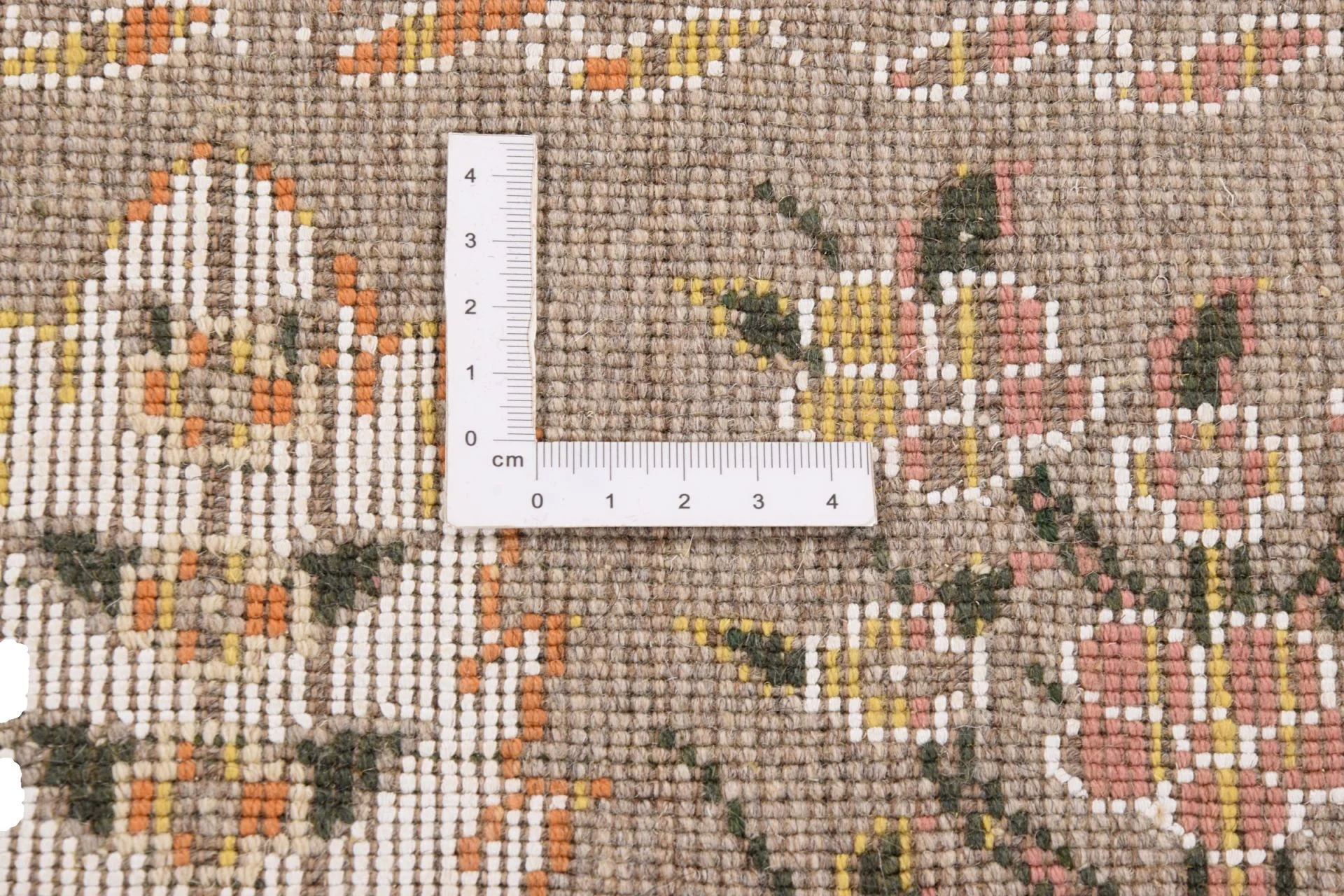 Hand-Knotted Wool Loribaft Indian Rug, 196 × 302 cm