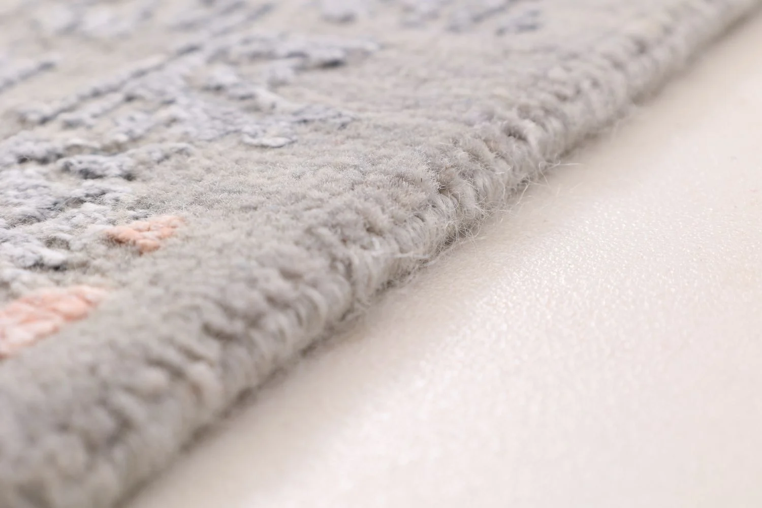 Hand-Knotted Wool Indian Rug, 169 × 237 cm