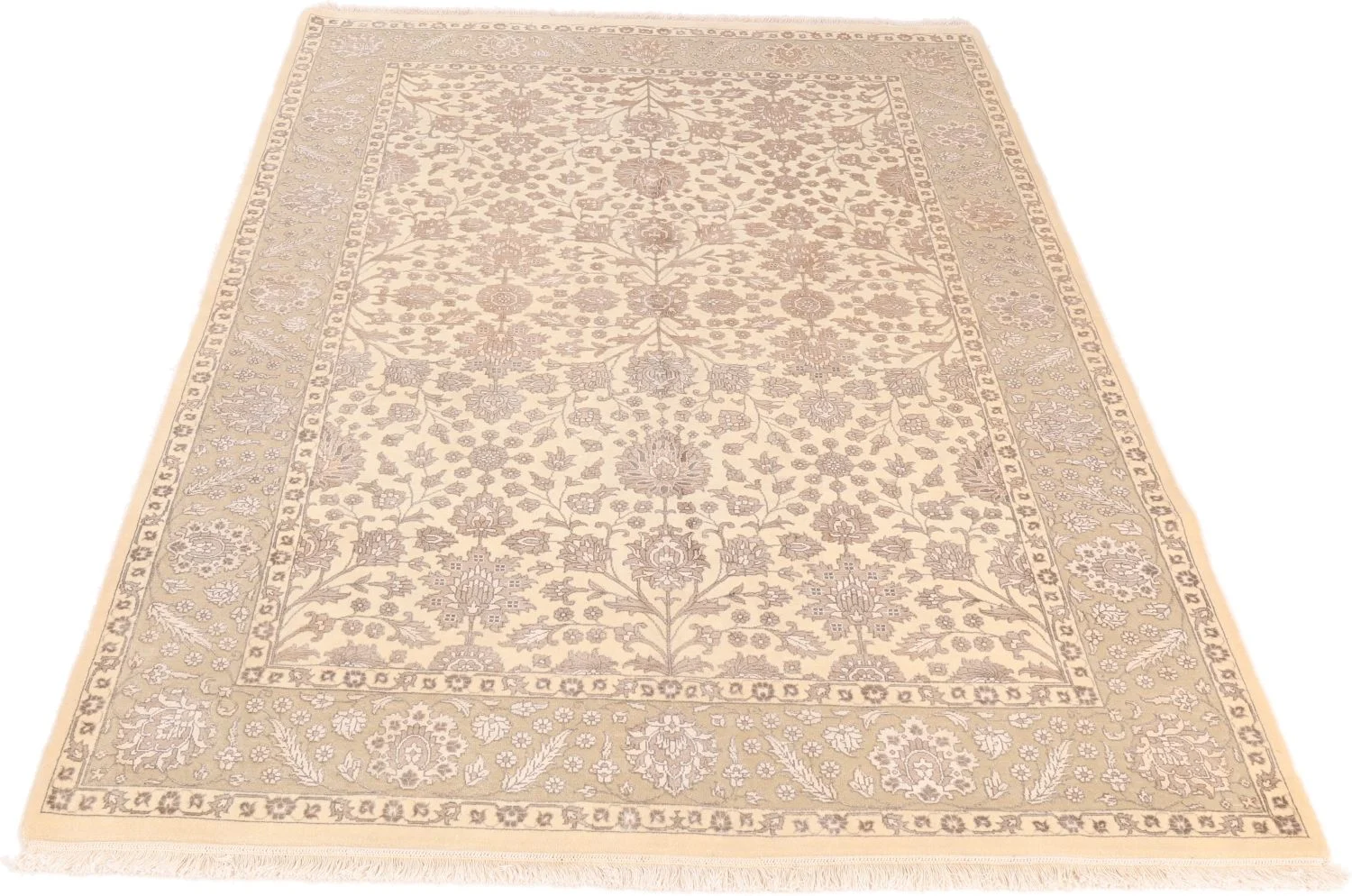 Indian Rug 169 × 243 cm, Wool, hand-knotted