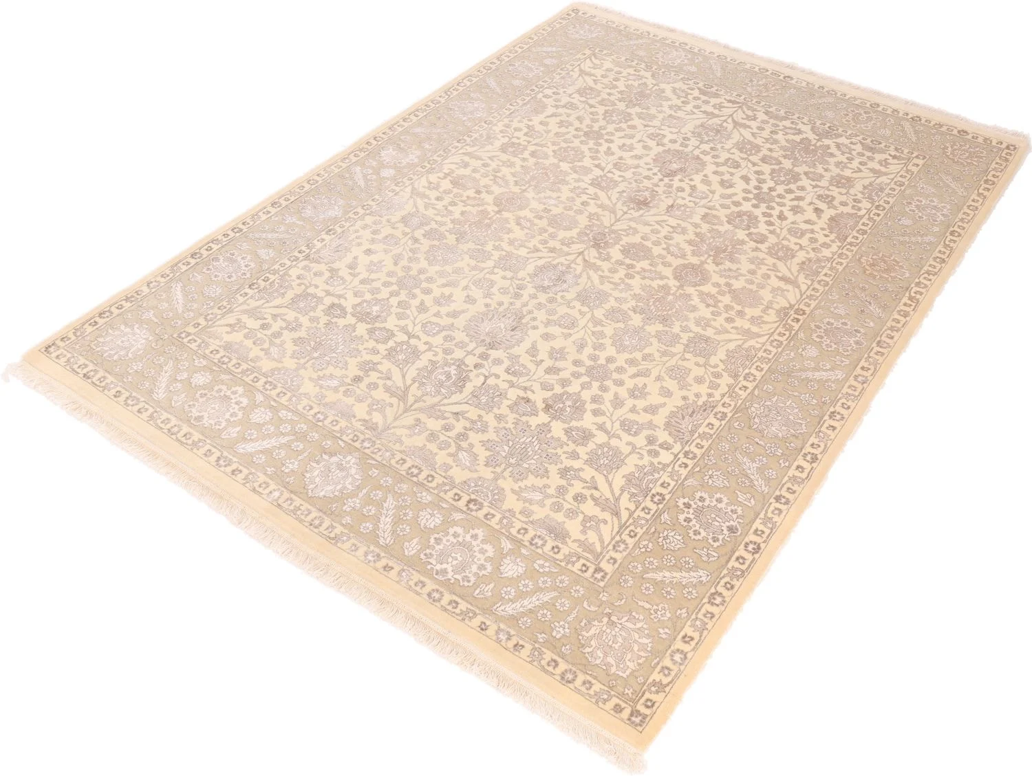 Indian Rug 169 × 243 cm, Wool, hand-knotted