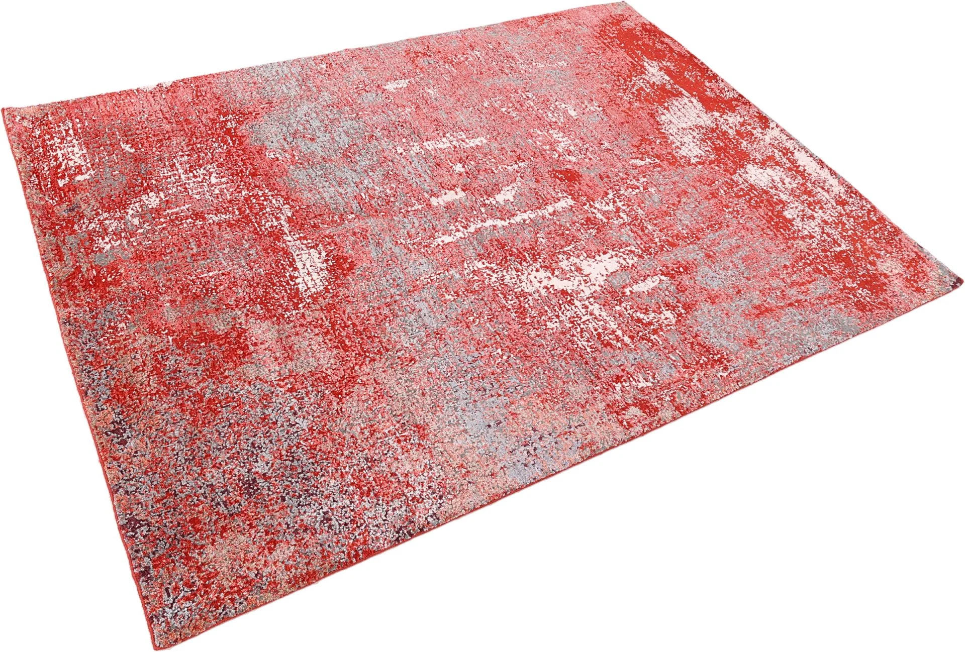 Indian Rug 178 × 242 cm, Wool & Silk, hand-knotted