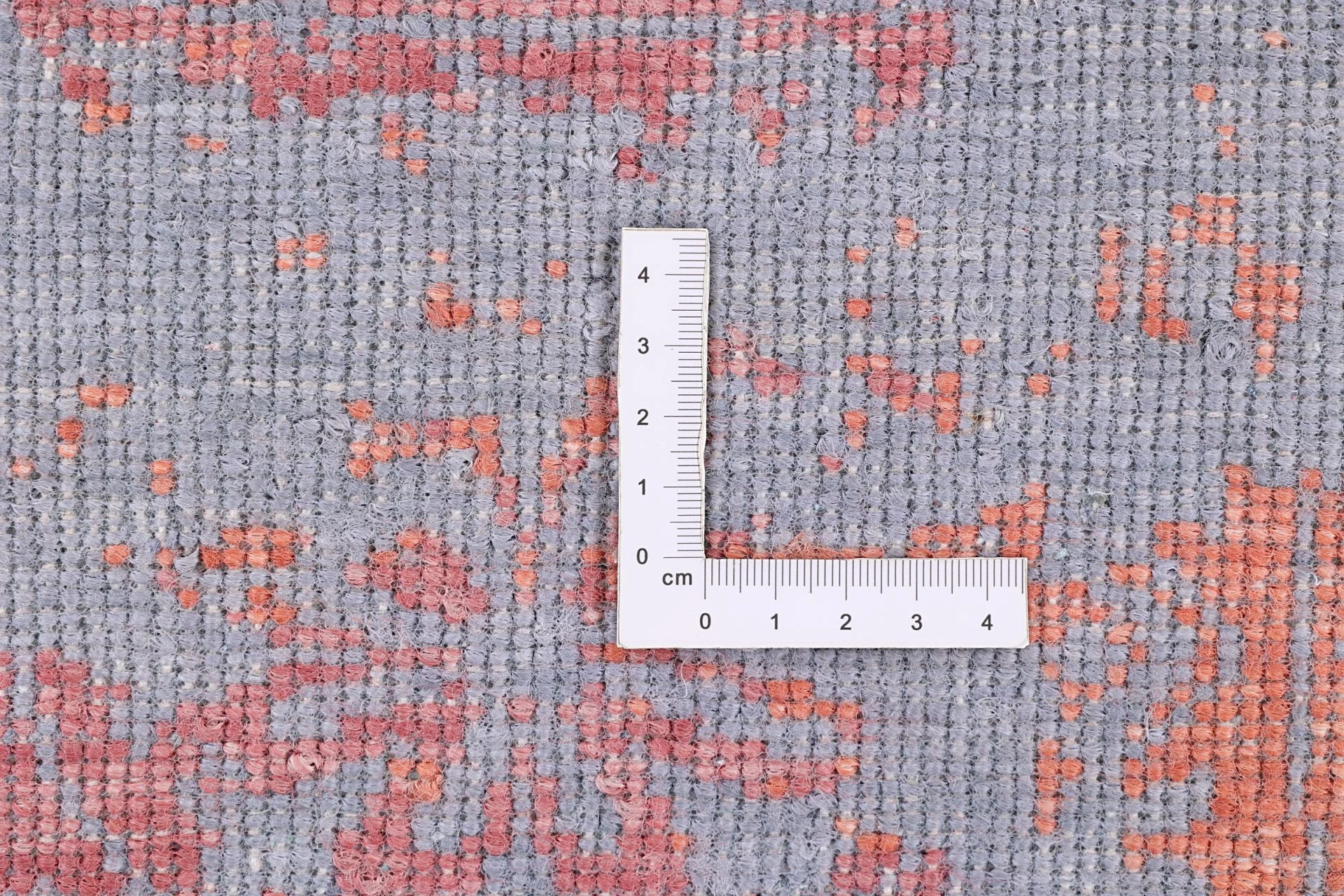 Hand-Knotted Wool & Silk Indian Rug, 116 × 179 cm