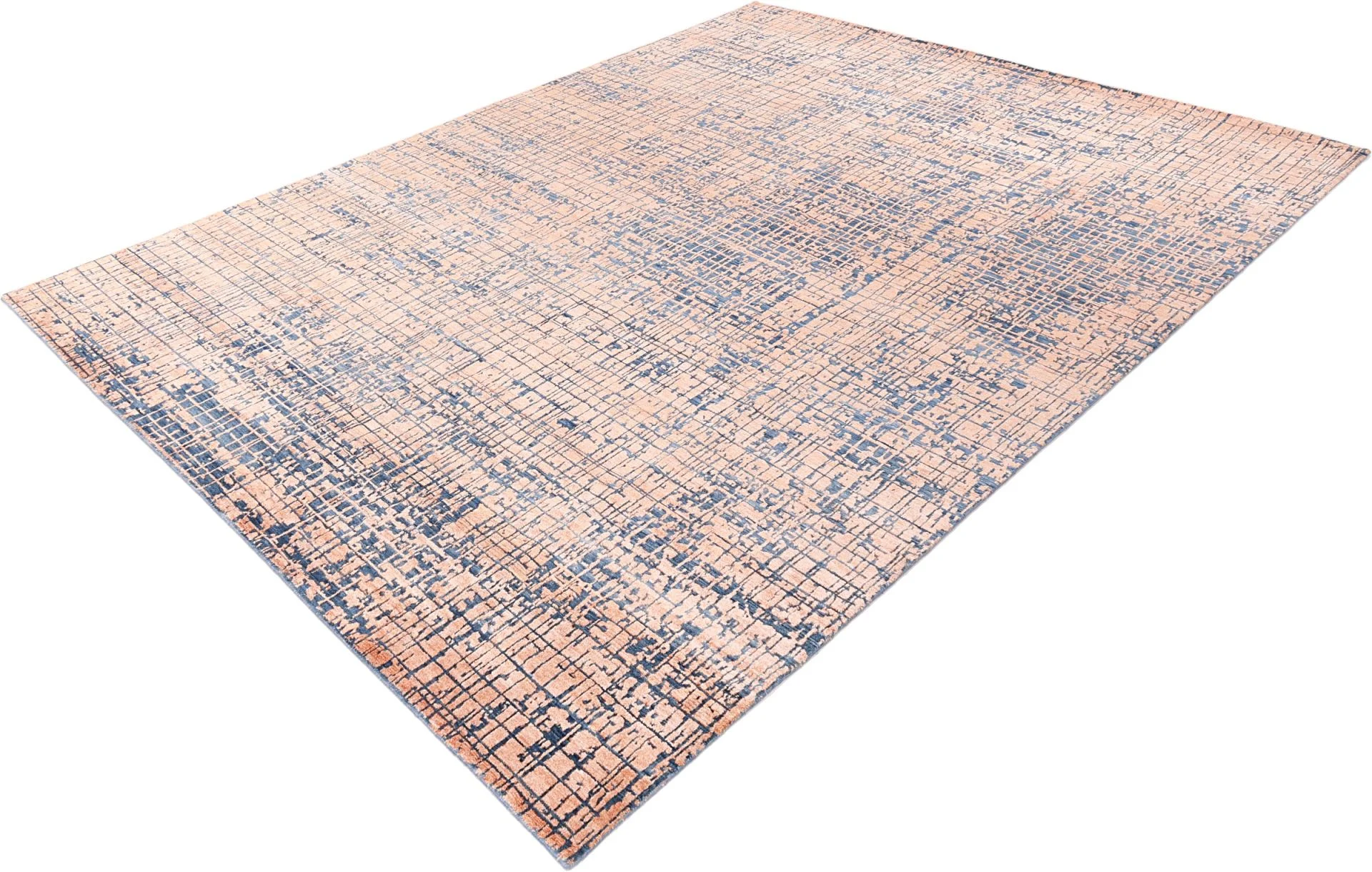 Hand-Knotted Wool & Silk Indian Rug, 273 × 372 cm