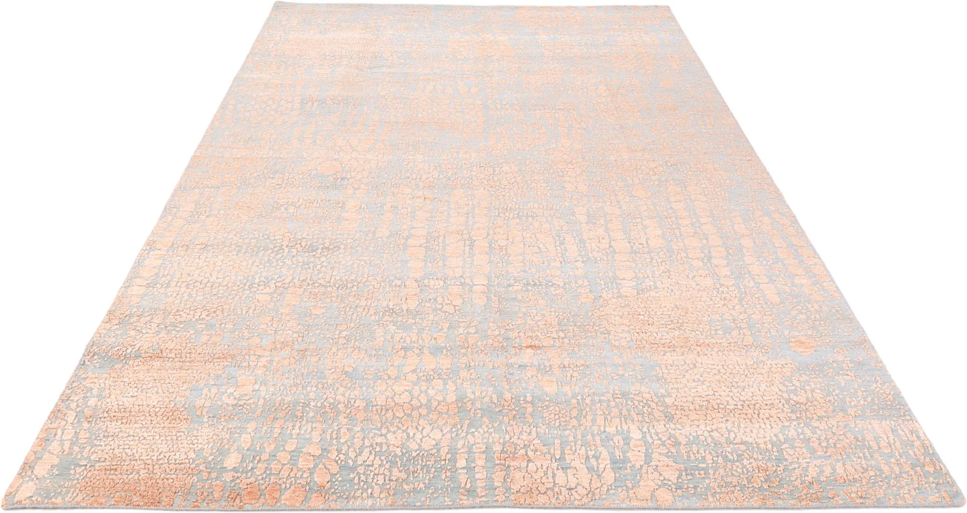 Indian Rug — hand-knotted, 269 × 380 cm, Wool & Silk