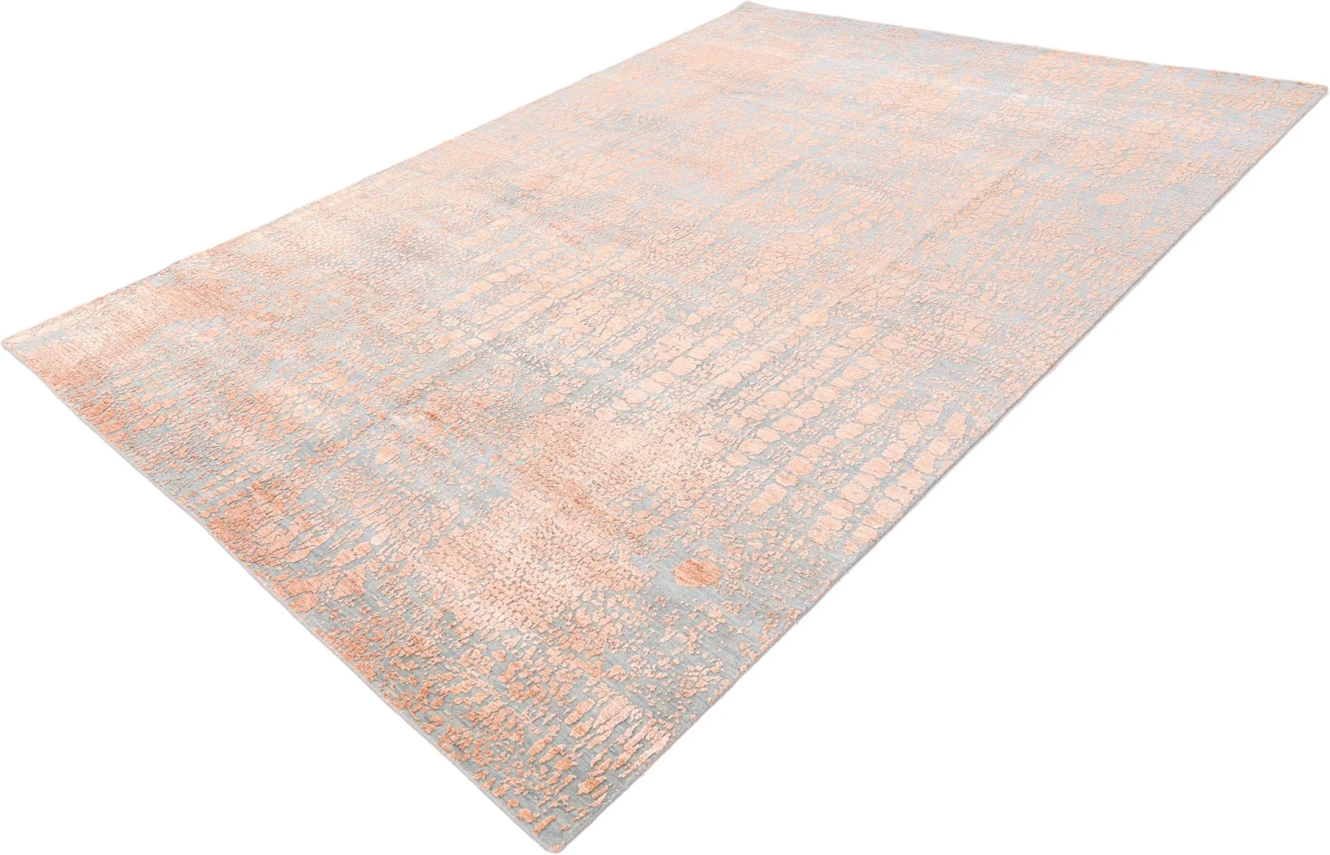 Indian Rug — hand-knotted, 269 × 380 cm, Wool & Silk