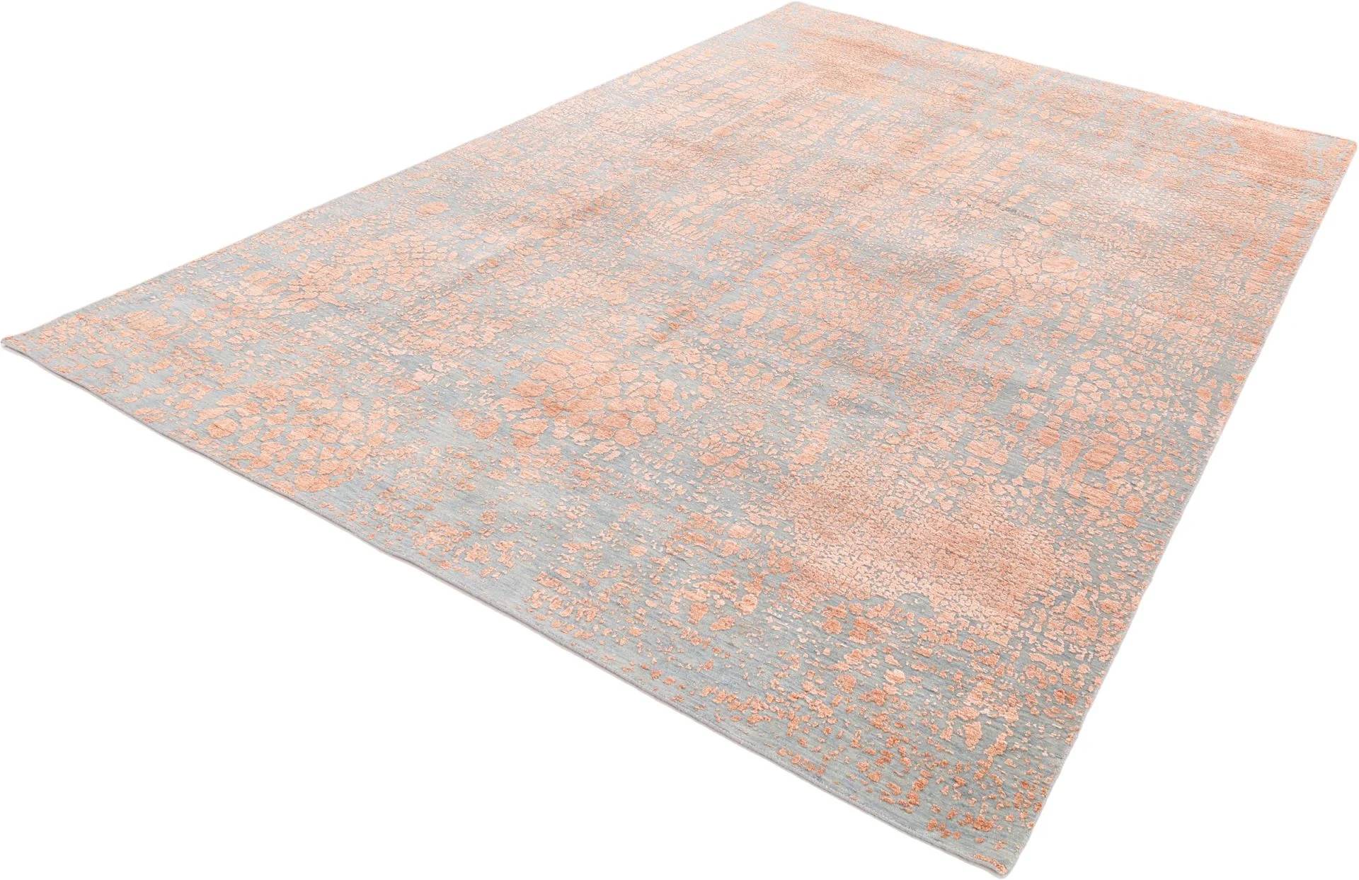 Indian Rug — hand-knotted, 269 × 380 cm, Wool & Silk