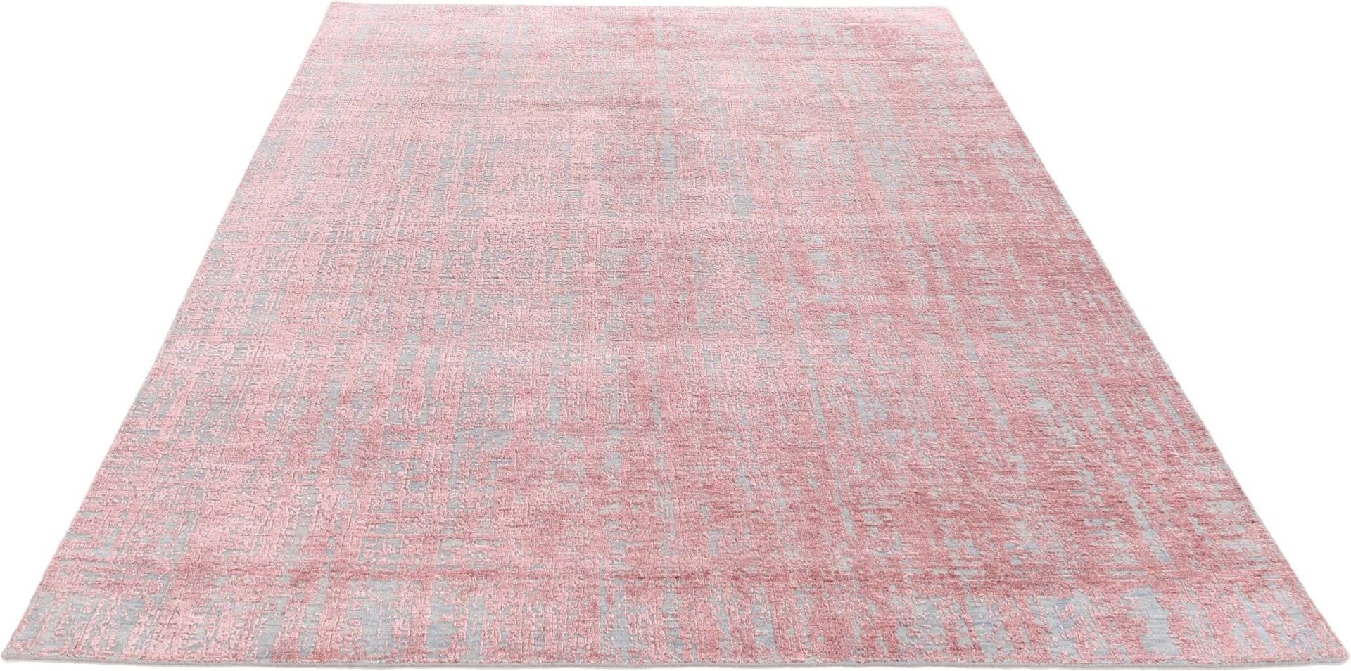 Indian Rug 241 × 290 cm, Wool & Silk, hand-knotted