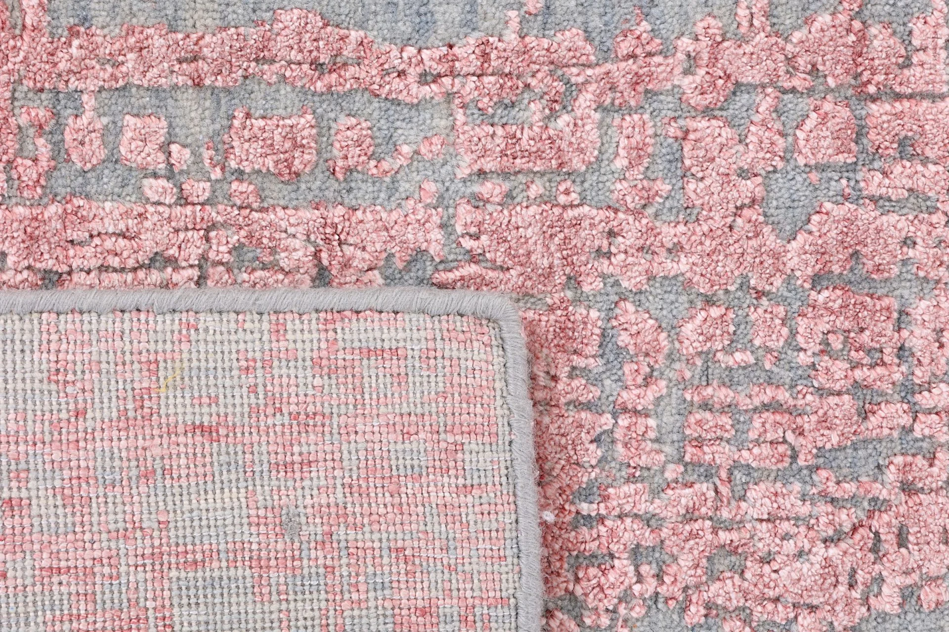 Indian Rug 241 × 290 cm, Wool & Silk, hand-knotted