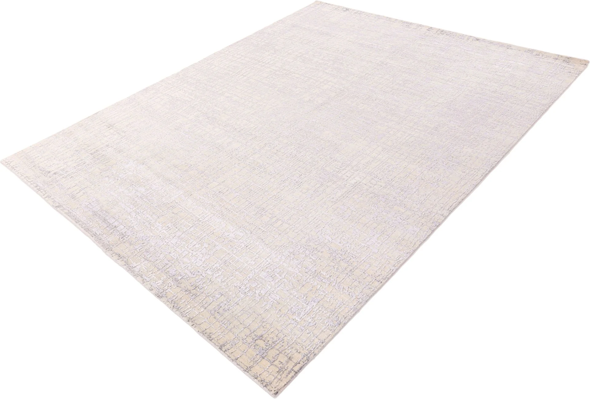 Indian Rug — hand-knotted, 241 × 314 cm, Wool & Silk