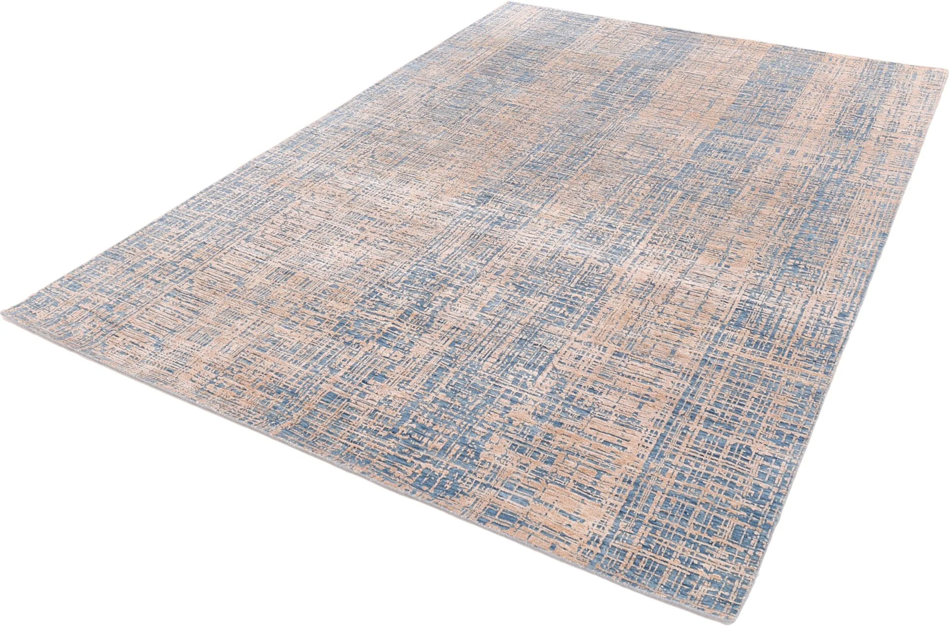 Indian Rug — hand-knotted, 246 × 323 cm, Wool & Silk