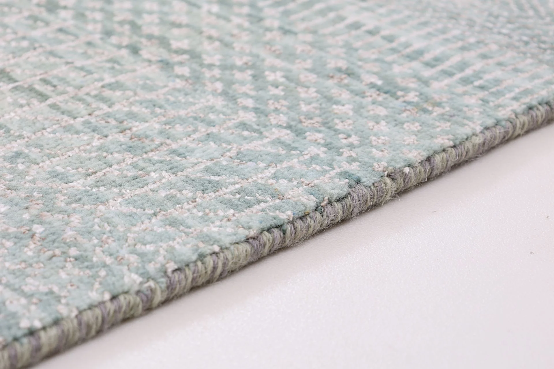 Hand-Knotted Wool & Silk Indian Rug, 276 × 374 cm
