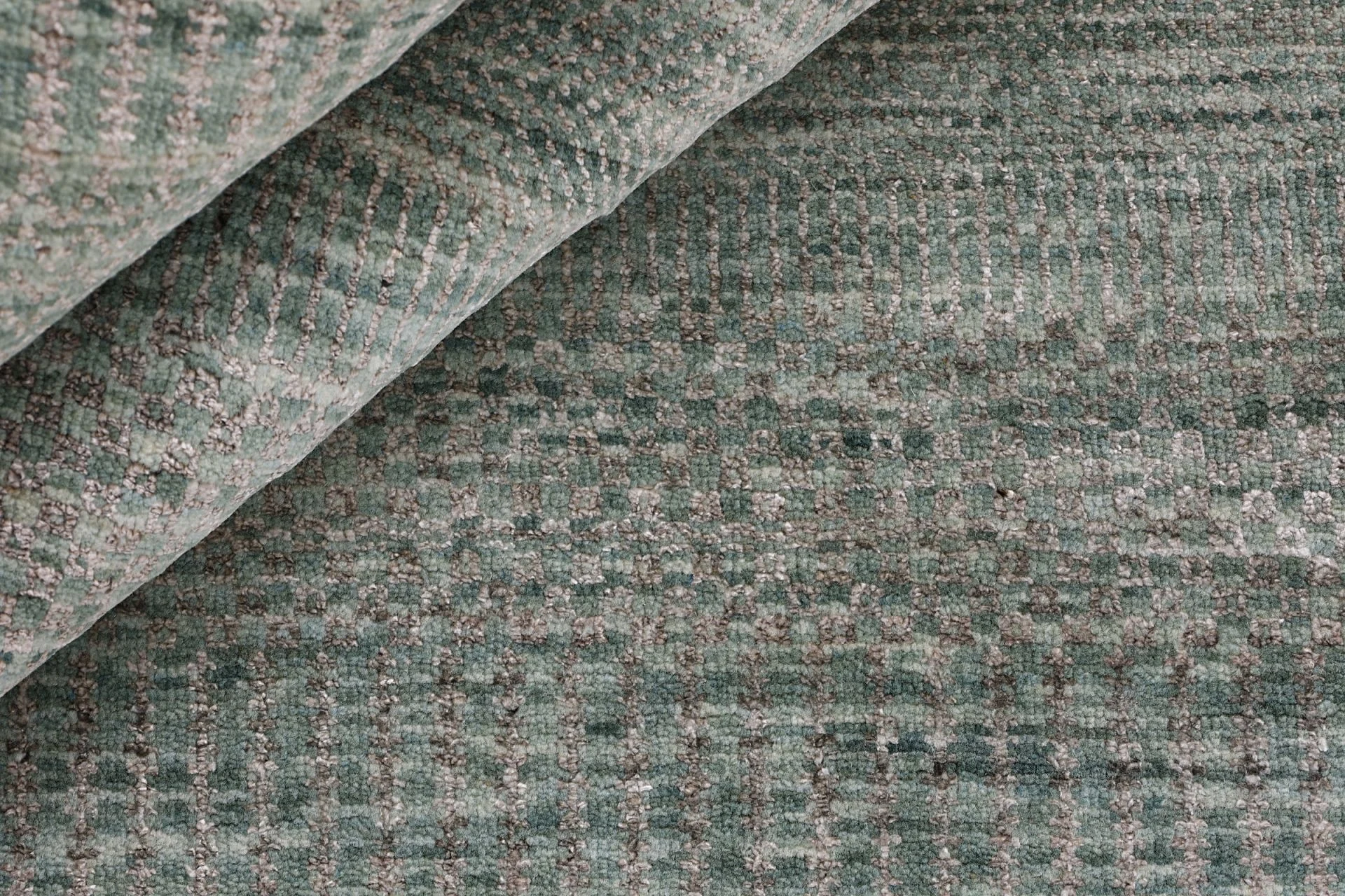 Hand-Knotted Wool & Silk Indian Rug, 276 × 374 cm