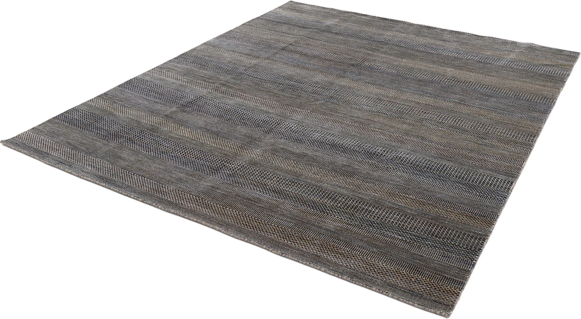 Indian Rug 247 × 303 cm, Wool & Silk, hand-knotted