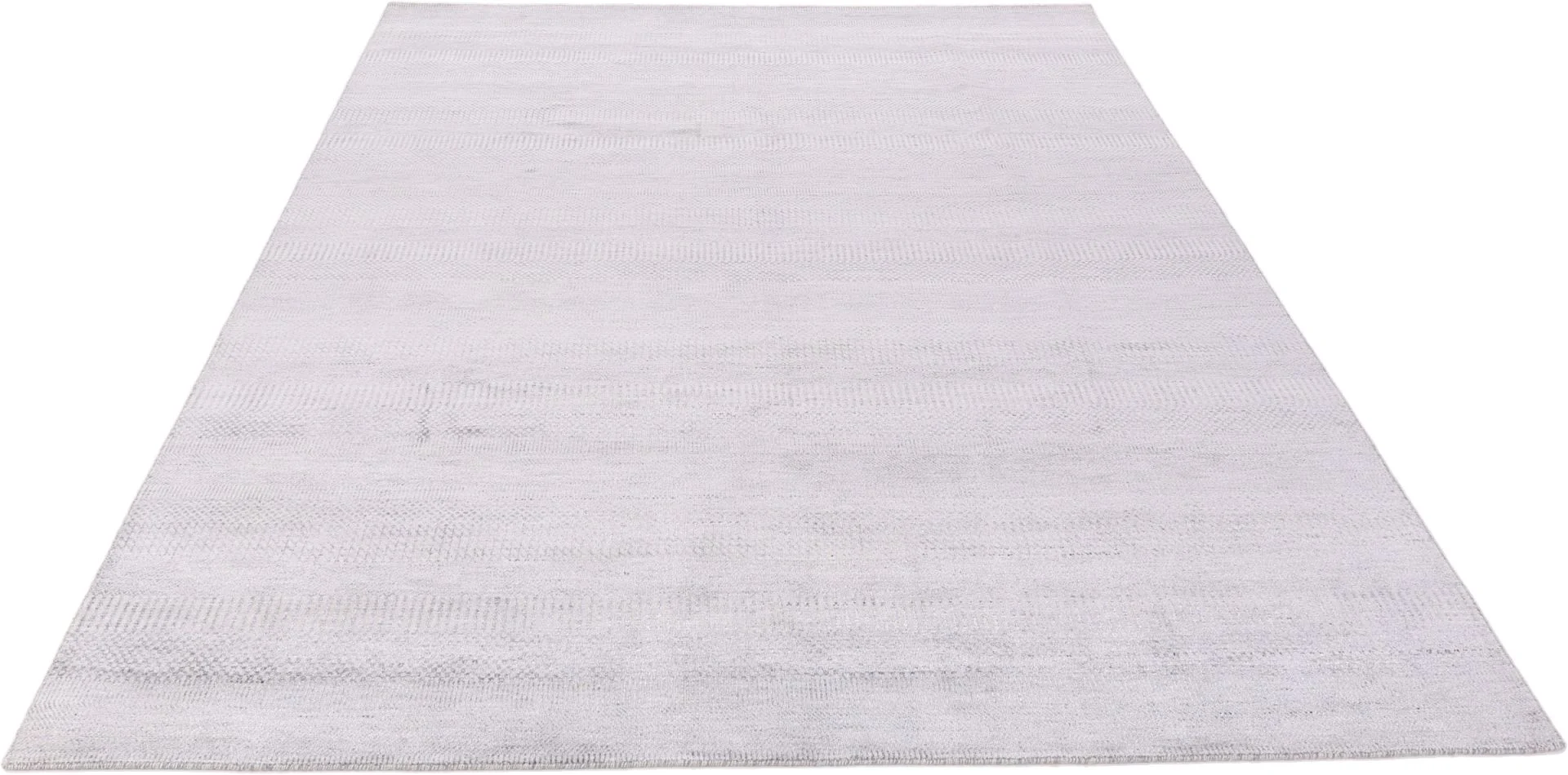 Indian Rug — hand-knotted, 245 × 312 cm, Wool & Silk
