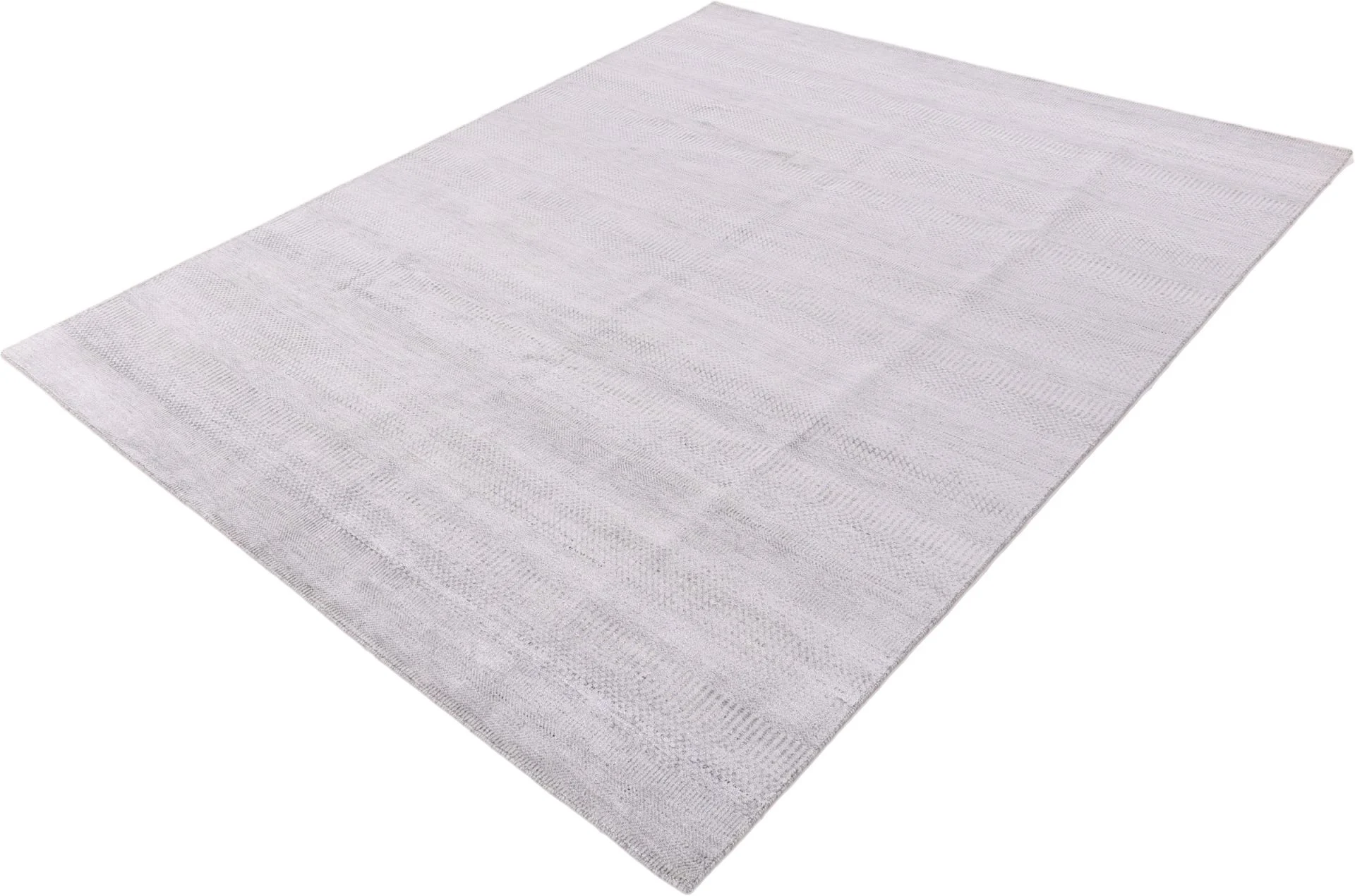 Indian Rug — hand-knotted, 245 × 312 cm, Wool & Silk