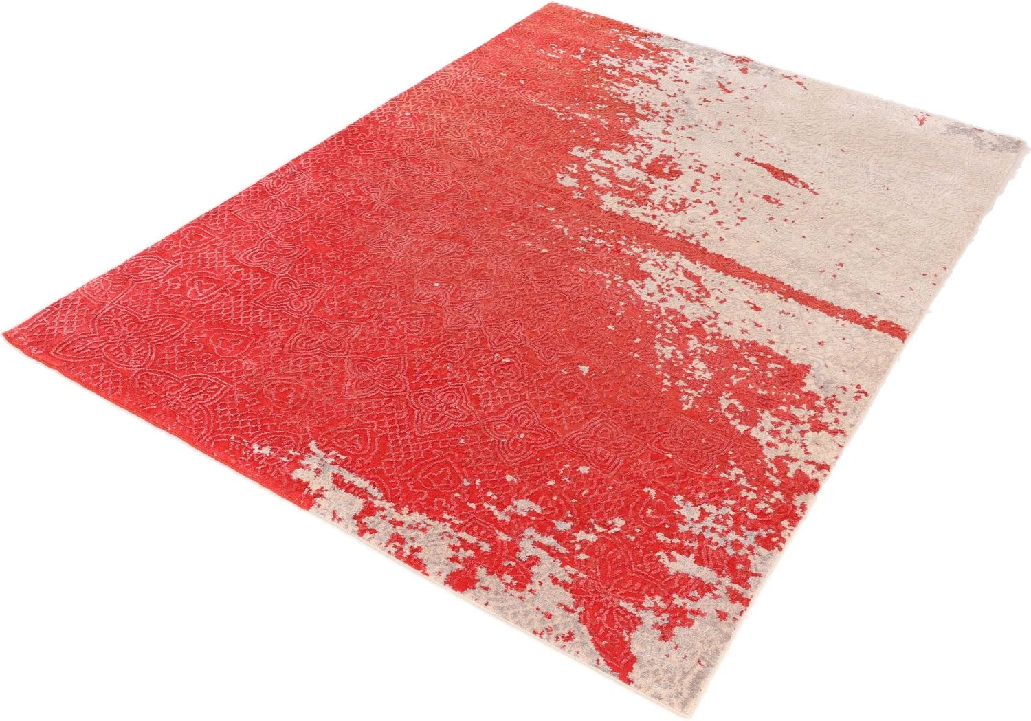 Indian Rug — hand-knotted, 167 × 244 cm, Wool & Silk