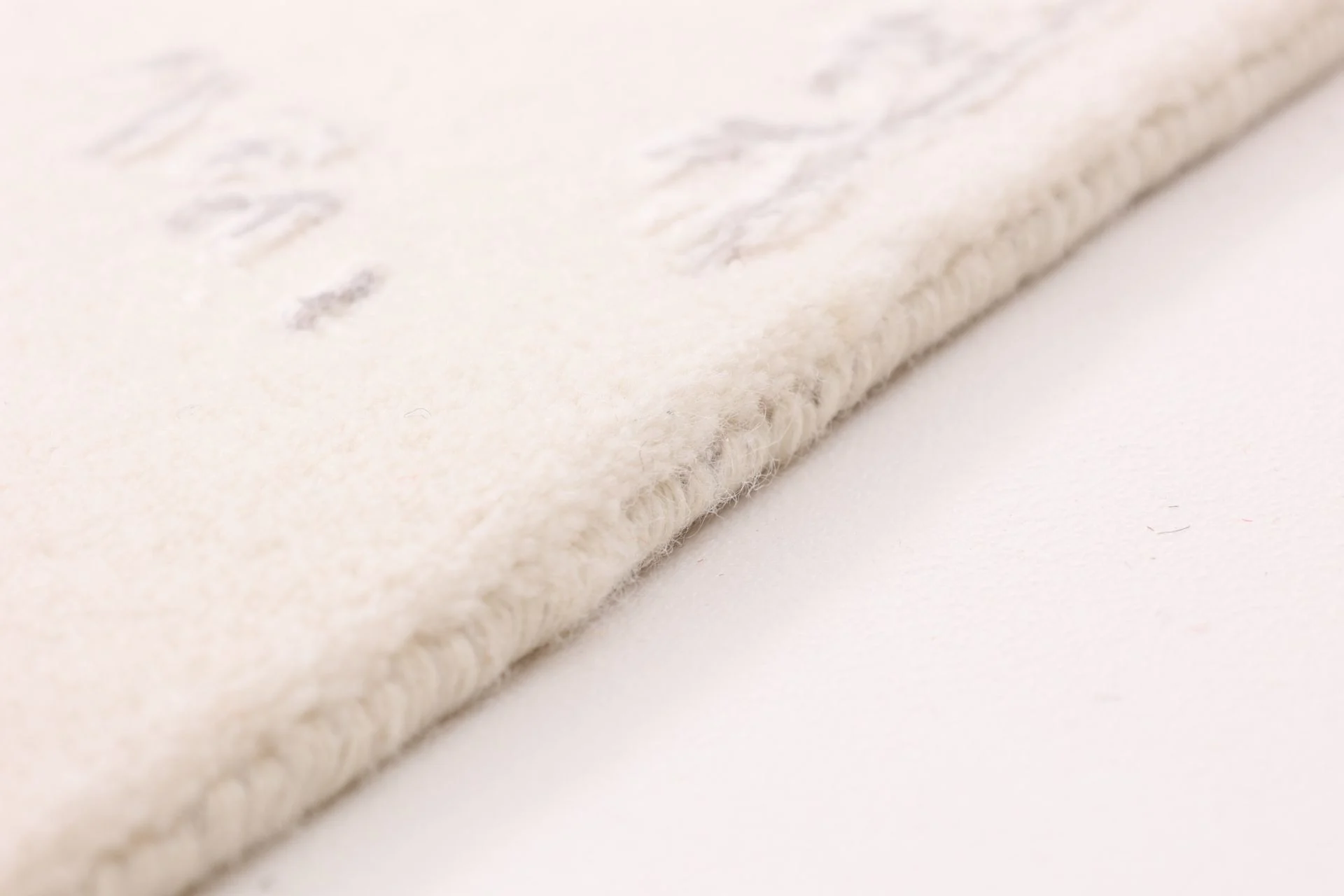 Hand-Knotted Wool & Silk Indian Rug, 199 × 298 cm