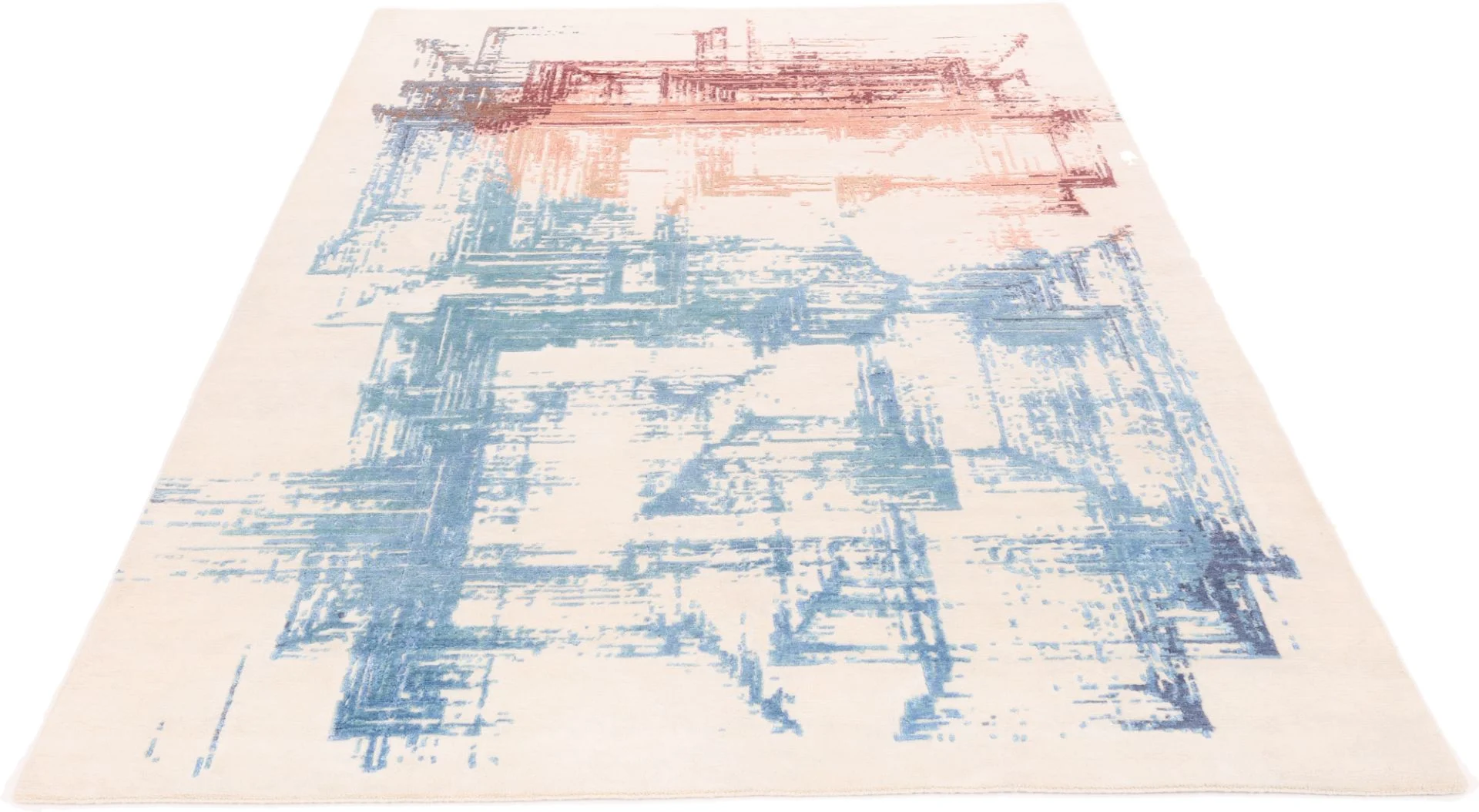orientteppich-asman-204-x-296-cm-schurwolle-seide-handgeknupft-21 Indian Rug 204 × 296 cm, Wool & Silk, hand-knotted