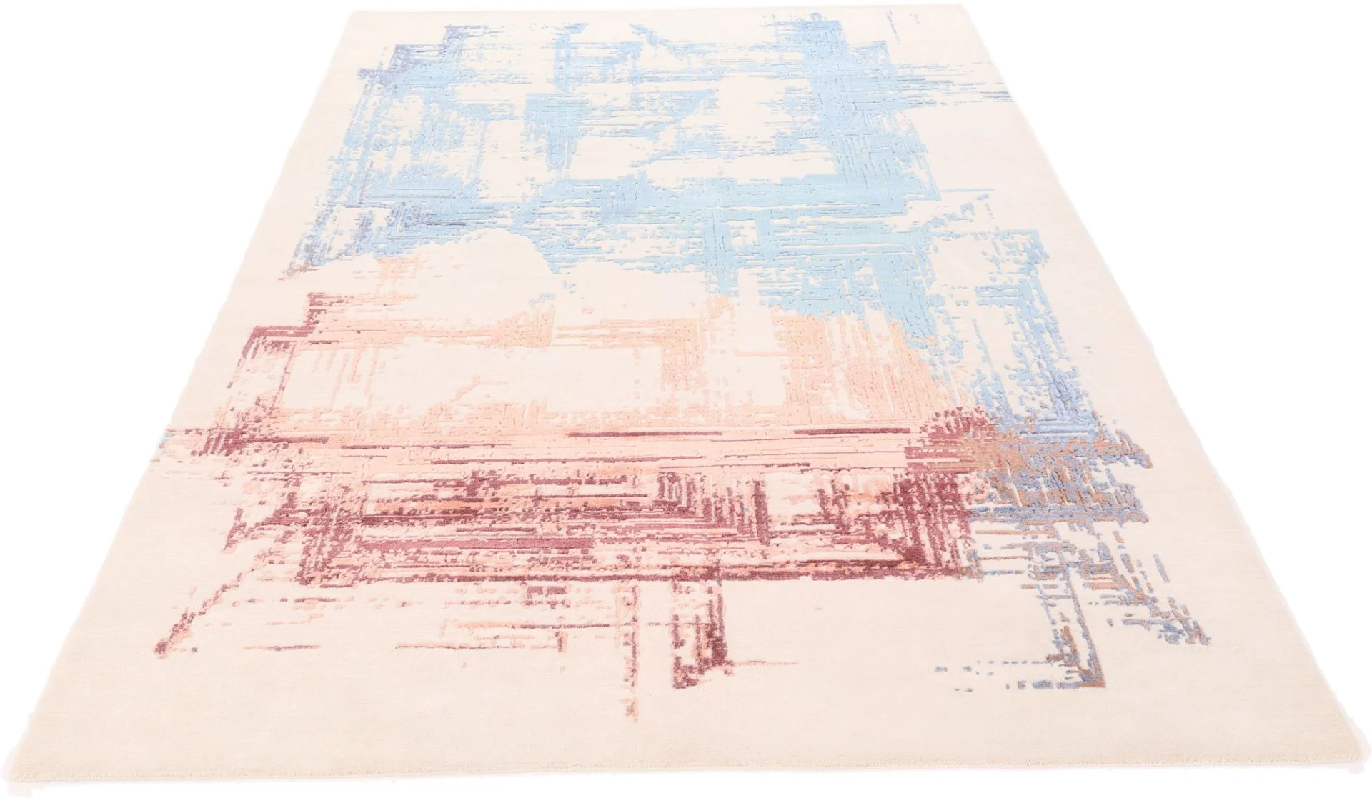 orientteppich-asman-204-x-296-cm-schurwolle-seide-handgeknupft-22 Indian Rug 204 × 296 cm, Wool & Silk, hand-knotted