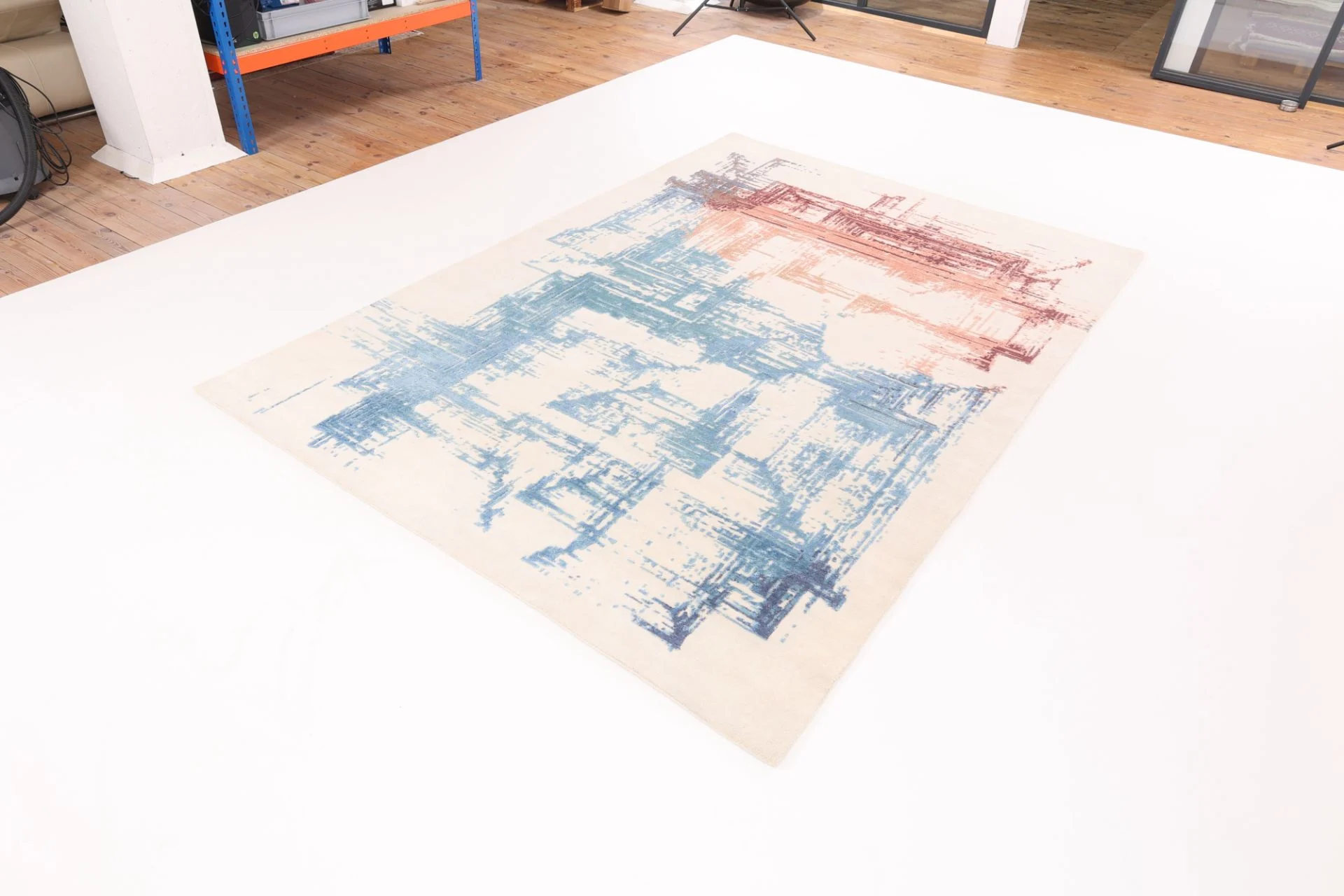 orientteppich-asman-204-x-296-cm-schurwolle-seide-handgeknupft-24 Indian Rug 204 × 296 cm, Wool & Silk, hand-knotted