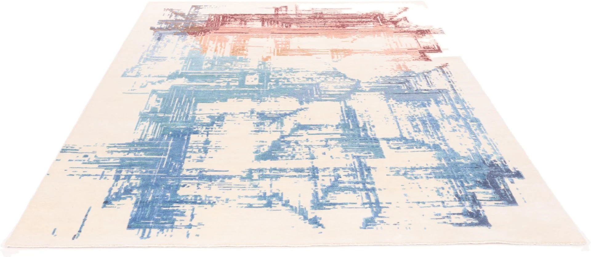 Indian Rug 248 × 298 cm, Wool & Silk, hand-knotted