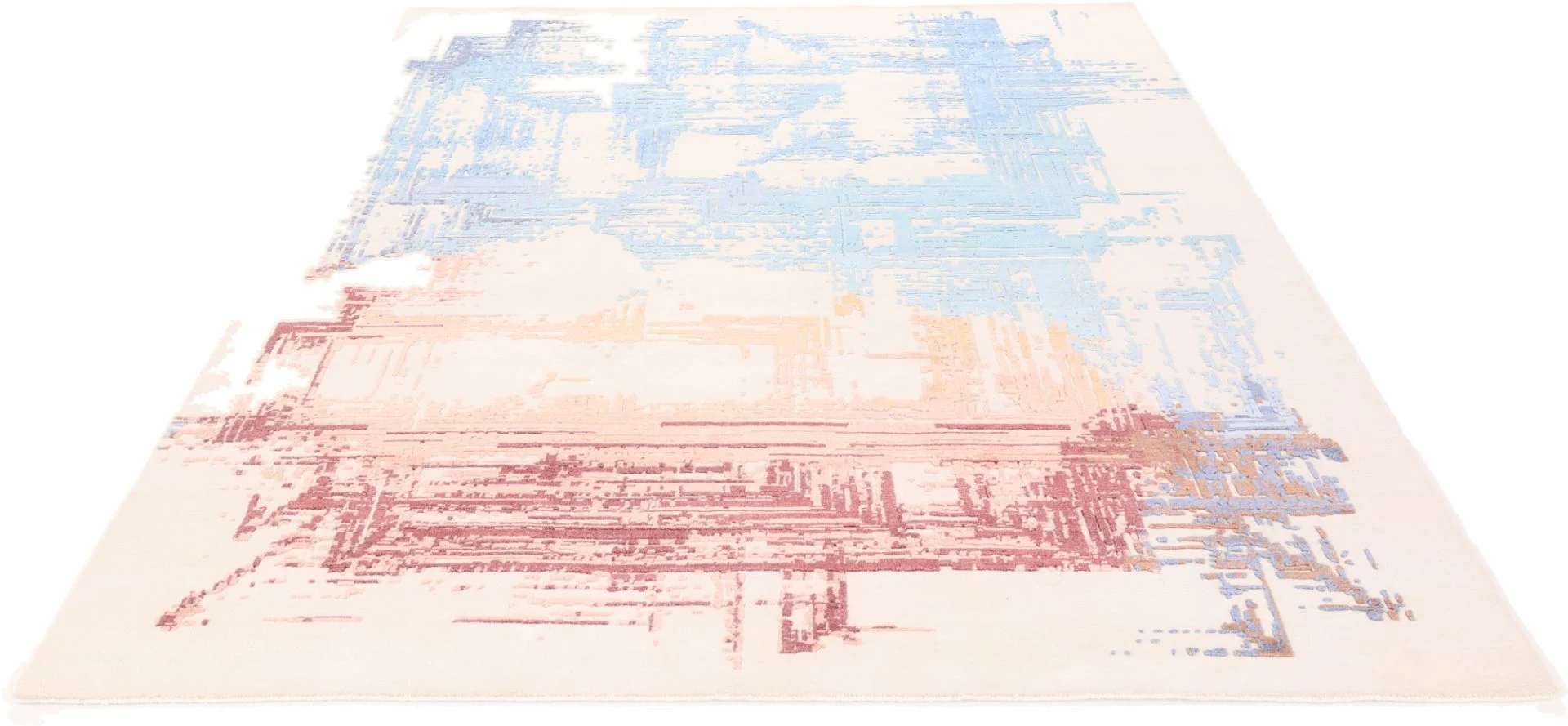 Indian Rug 248 × 298 cm, Wool & Silk, hand-knotted