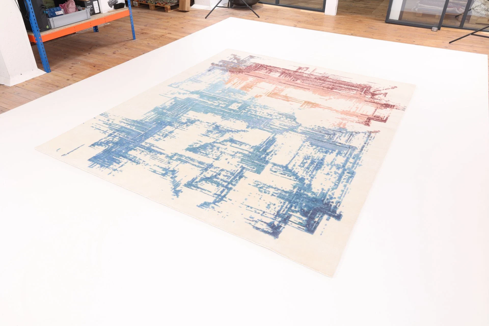Indian Rug 248 × 298 cm, Wool & Silk, hand-knotted