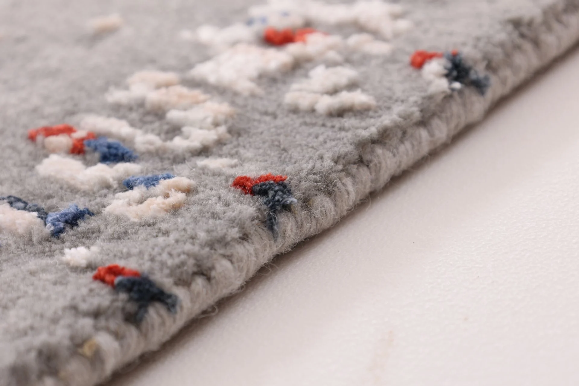 Hand-Knotted Wool & Silk Indian Rug, 252 × 304 cm