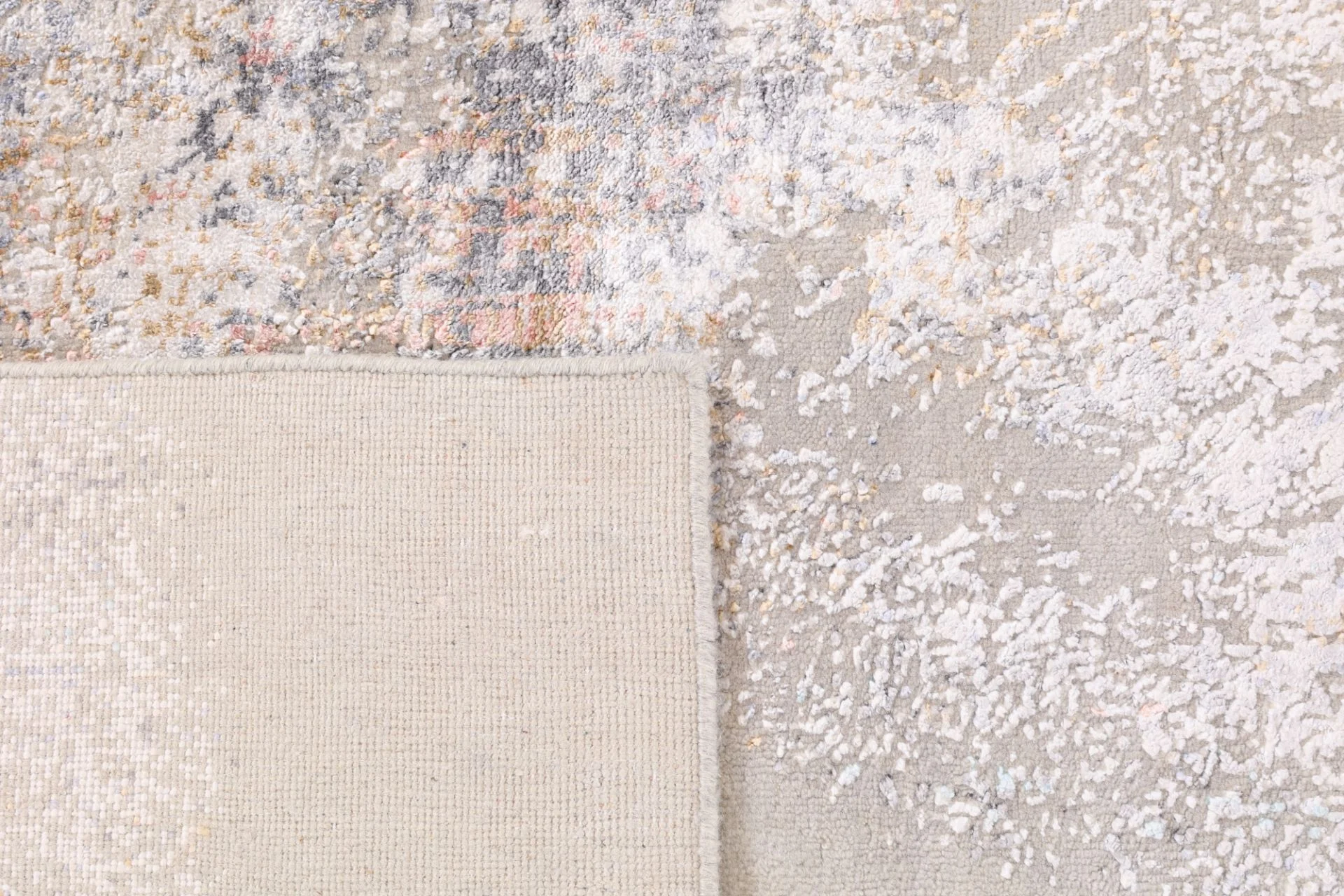 Indian Rug 309 × 202 cm, Wool & Silk, hand-knotted