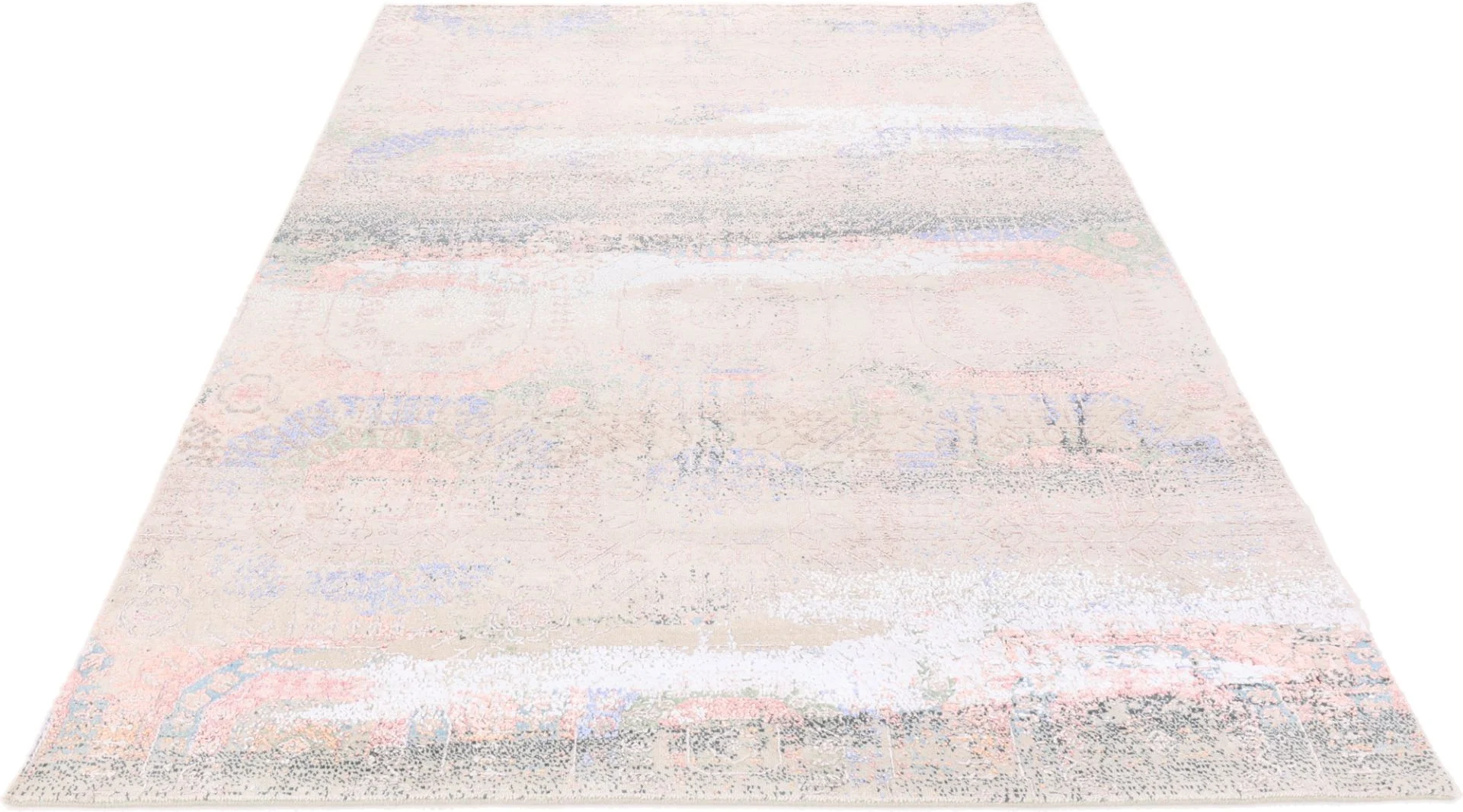 Indian Rug 297 × 203 cm, Wool & Silk, hand-knotted