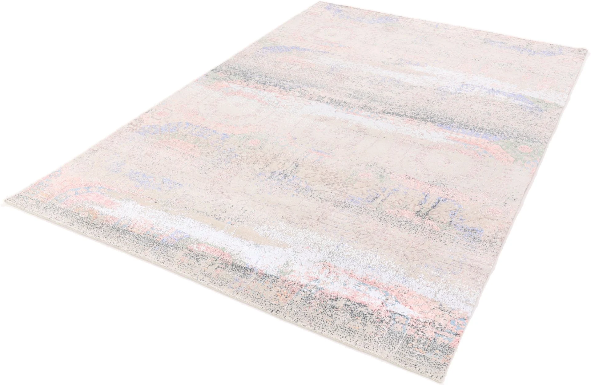 Indian Rug 297 × 203 cm, Wool & Silk, hand-knotted