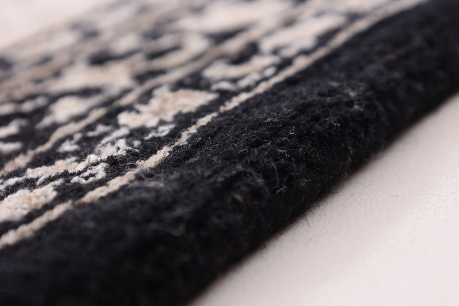 Hand-Knotted Wool & Silk Indian Rug, 300 × 239 cm
