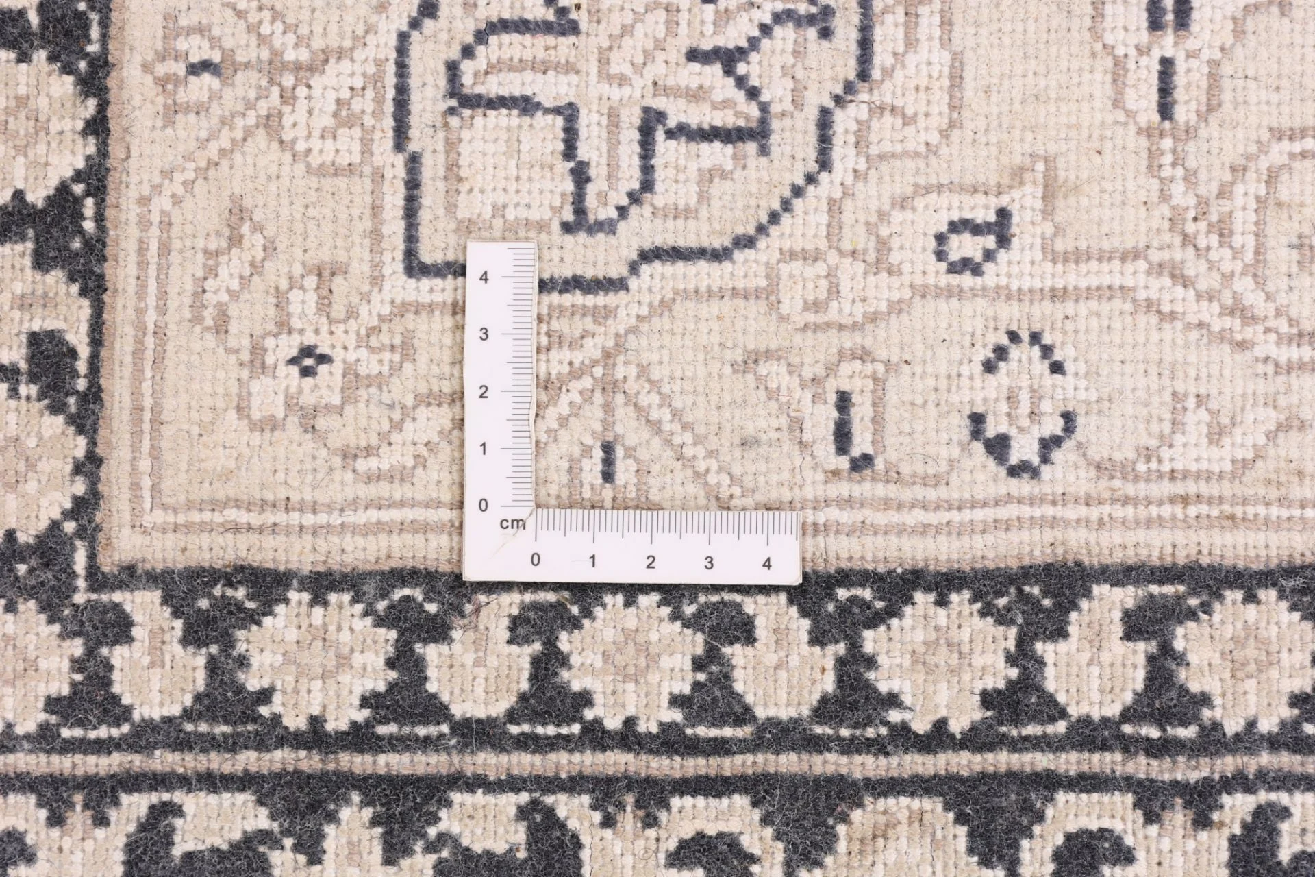 Hand-Knotted Wool & Silk Indian Rug, 300 × 239 cm
