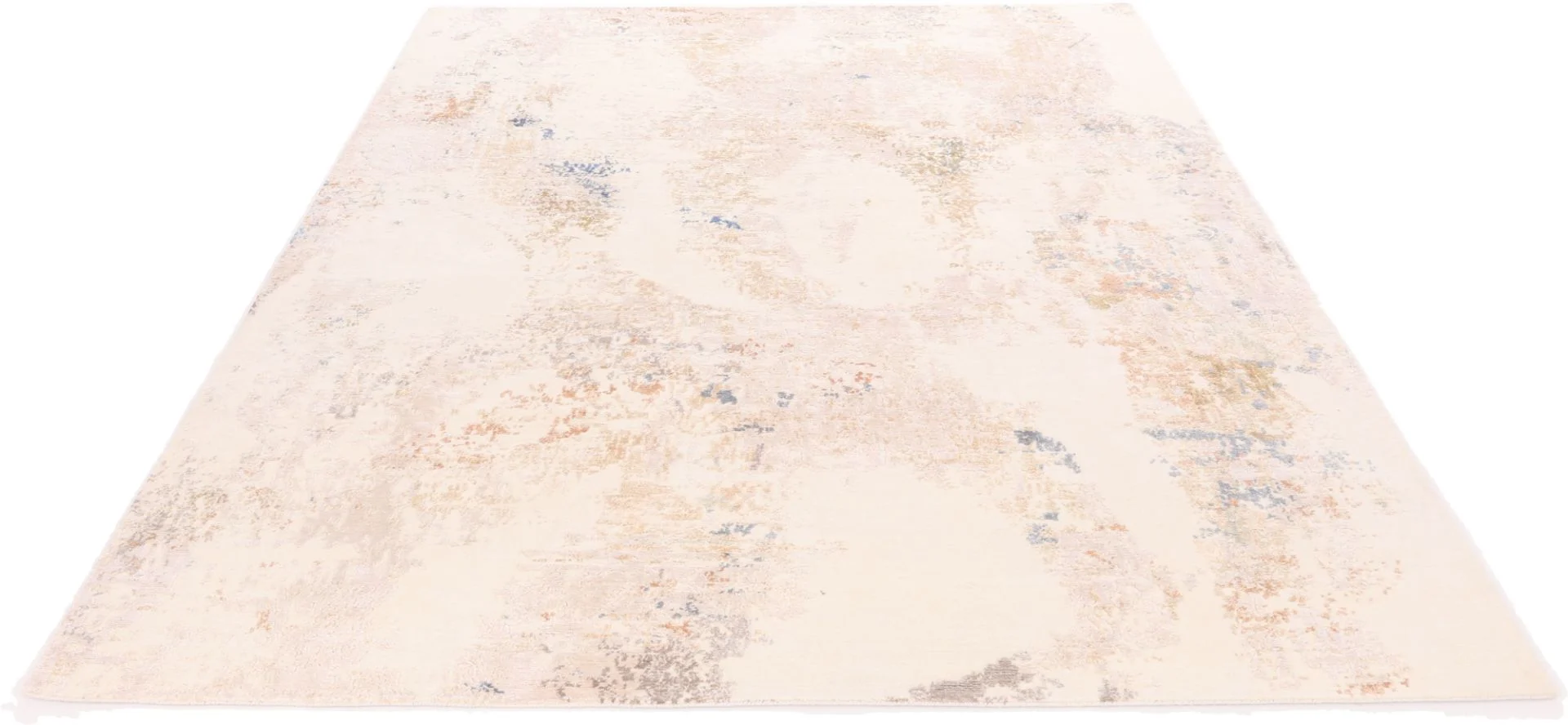 Indian Rug — hand-knotted, 305 × 248 cm, Wool & Silk