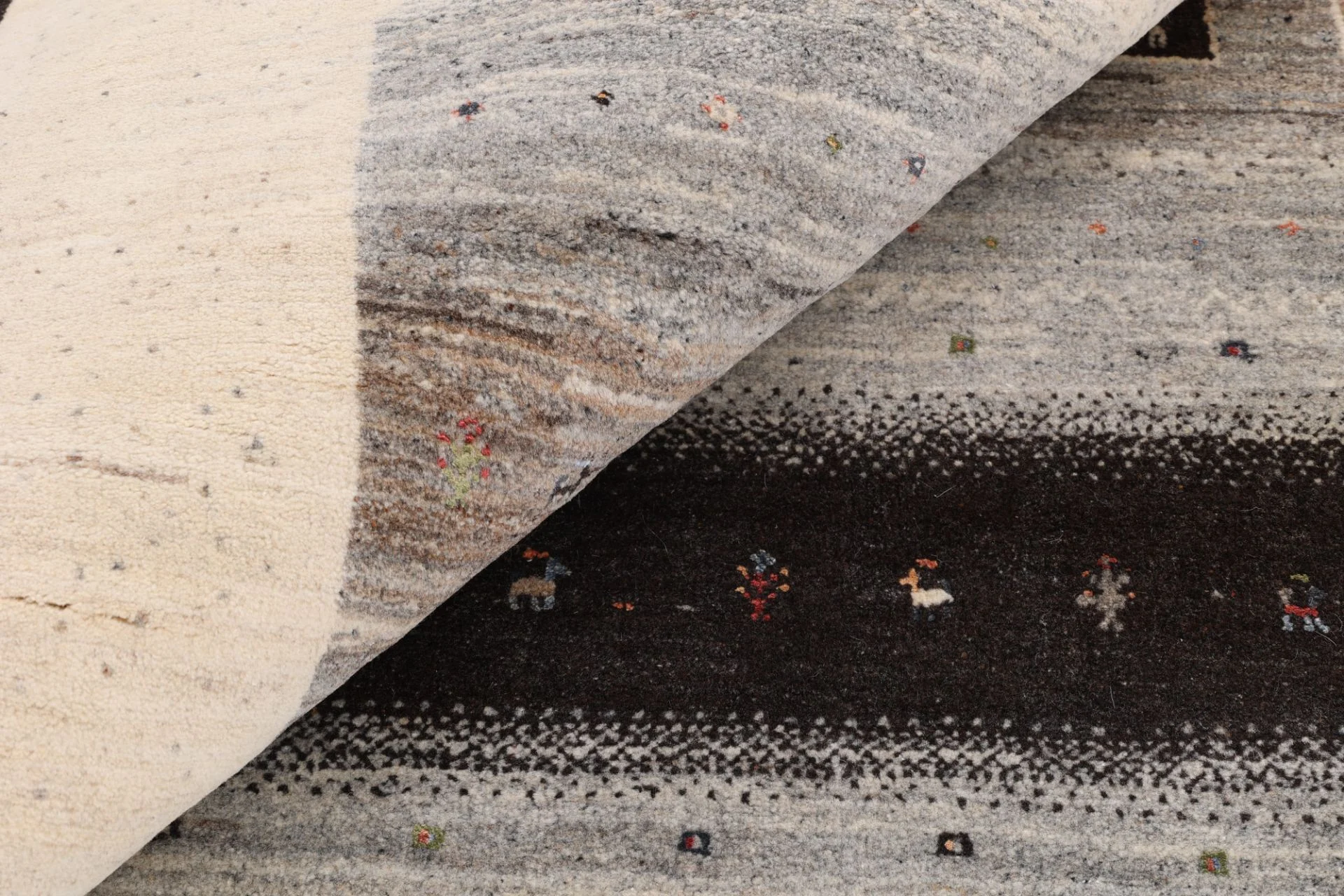 Loribaft Indian Rug 305 × 247 cm, Wool & Silk, hand-knotted