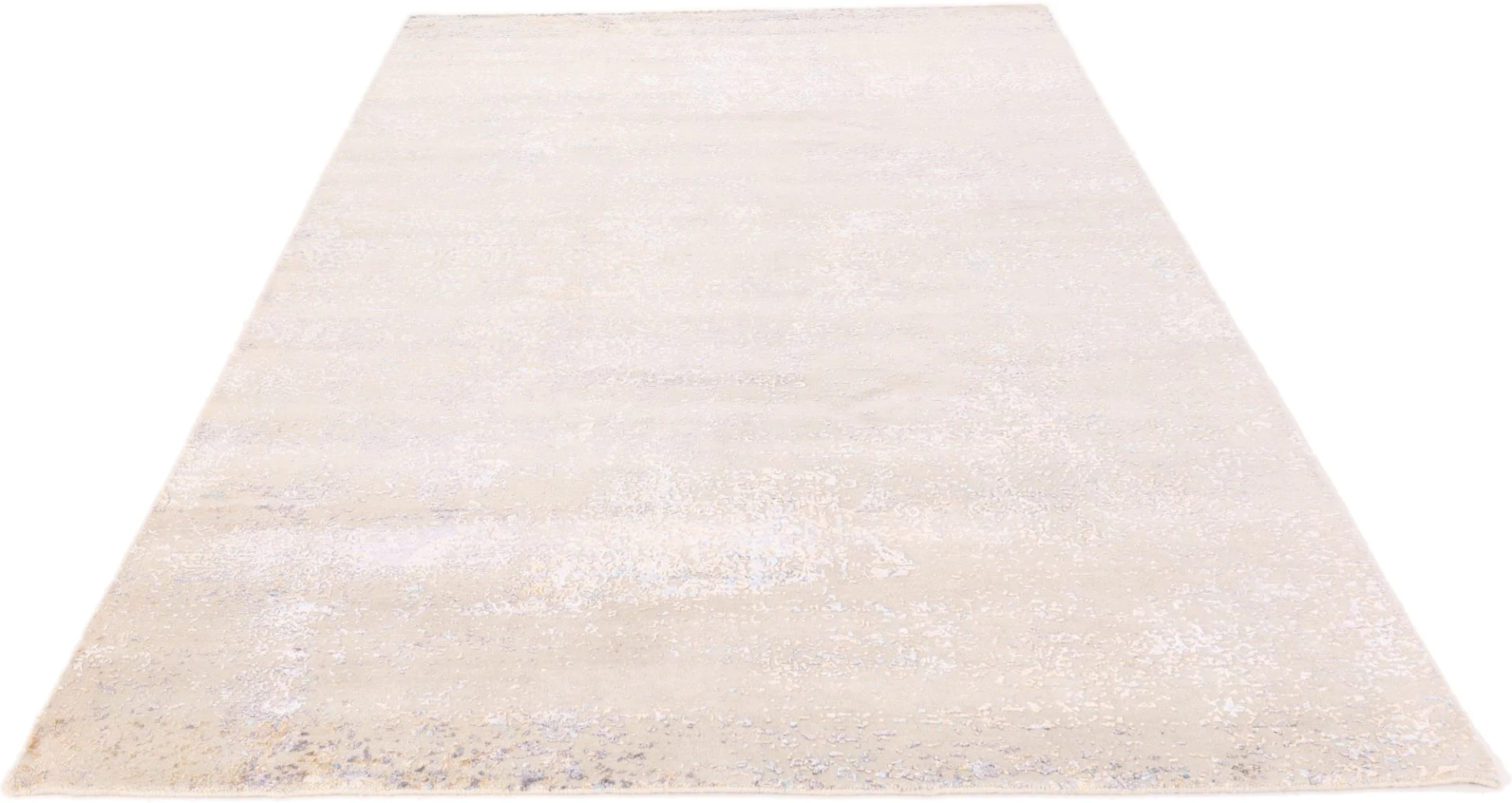 Indian Rug 307 × 208 cm, Wool & Silk, hand-knotted